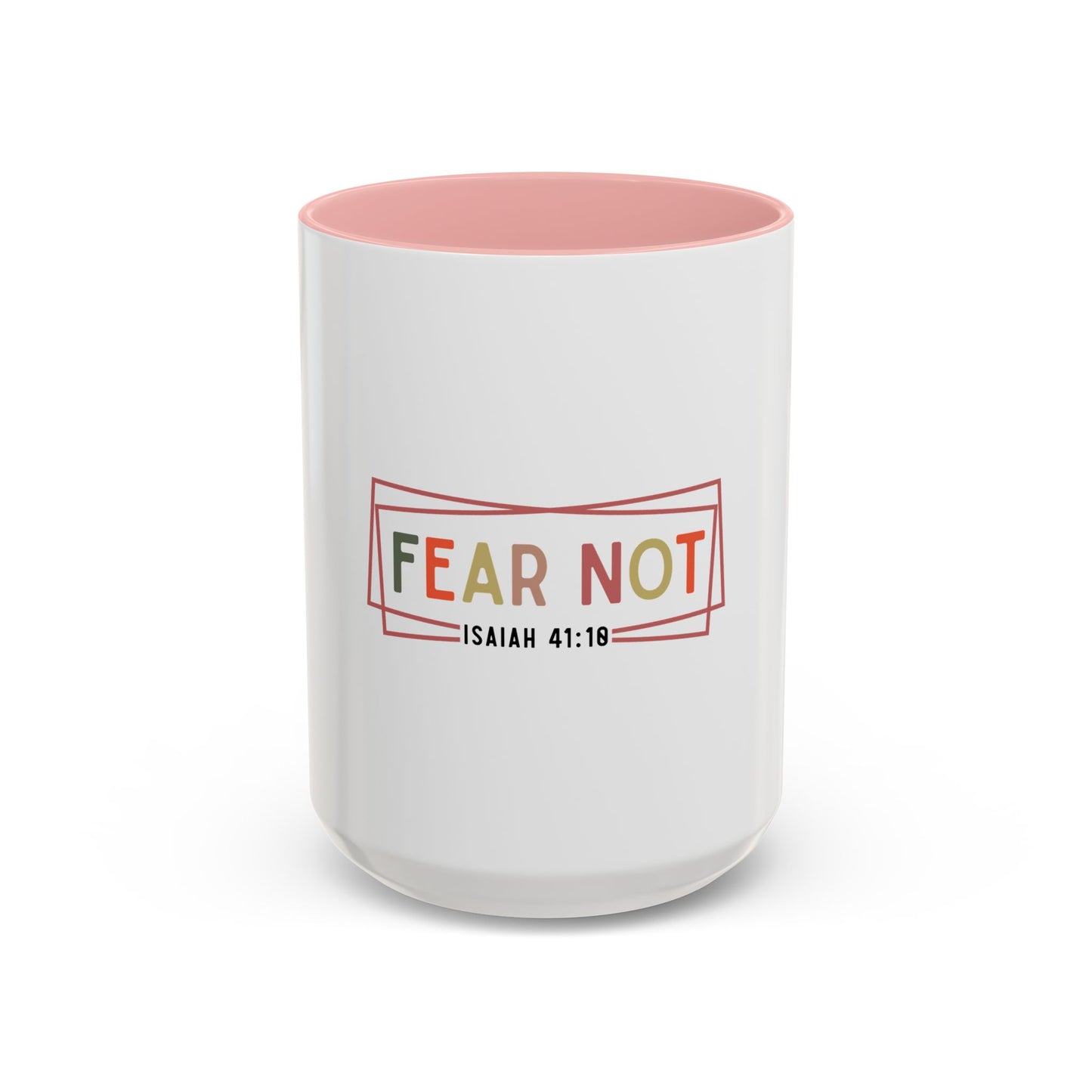 Inspirational Coffee Mug - Fear Not Isaiah 41:10, Motivational Gift, Christian Decor, Office Mug, Faith-Based Kitchenware