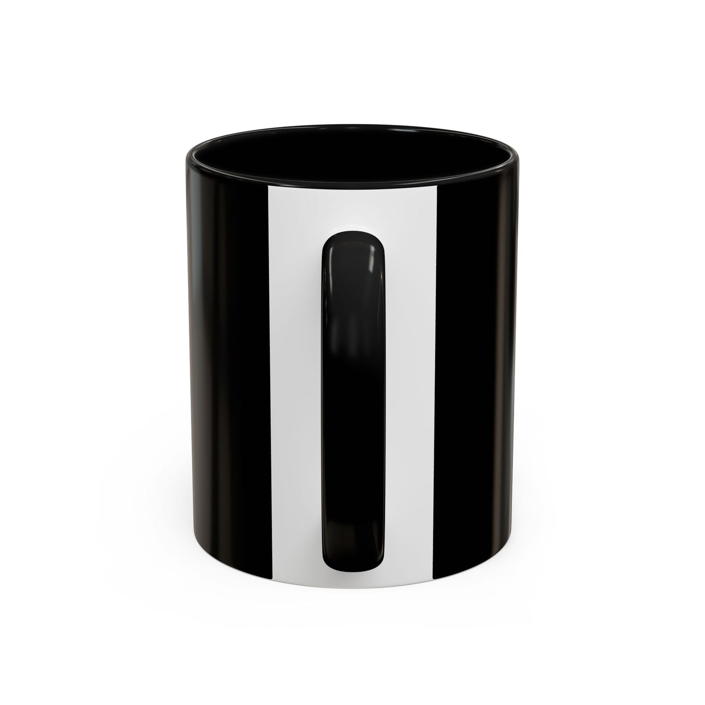 Not Perfect Just Forgiven Coffee Mug, Inspirational Quote Mug, Black Accent Mug, Comfort Gift for Friends, Motivational Coffee Cup