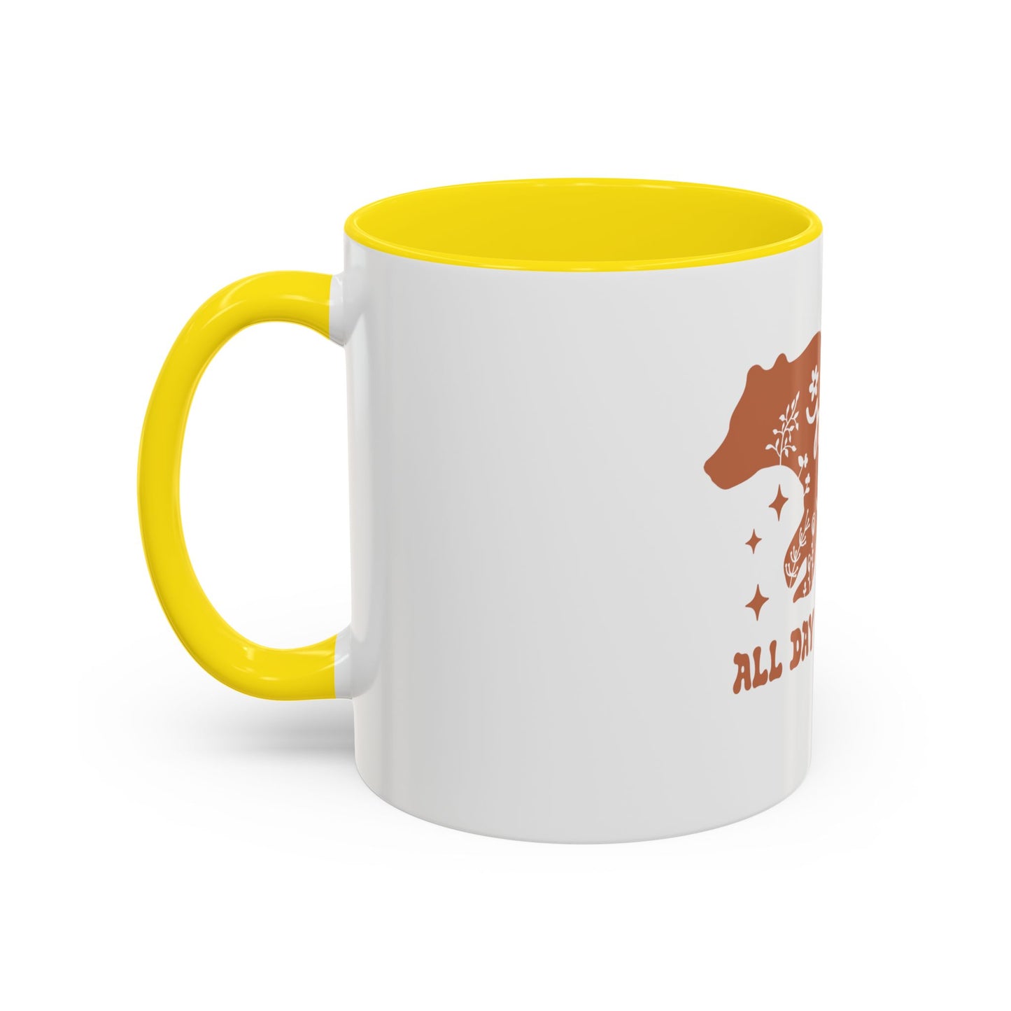 Mama Bear Accent Coffee Mug - All Day Everyday - Perfect Gift for Moms