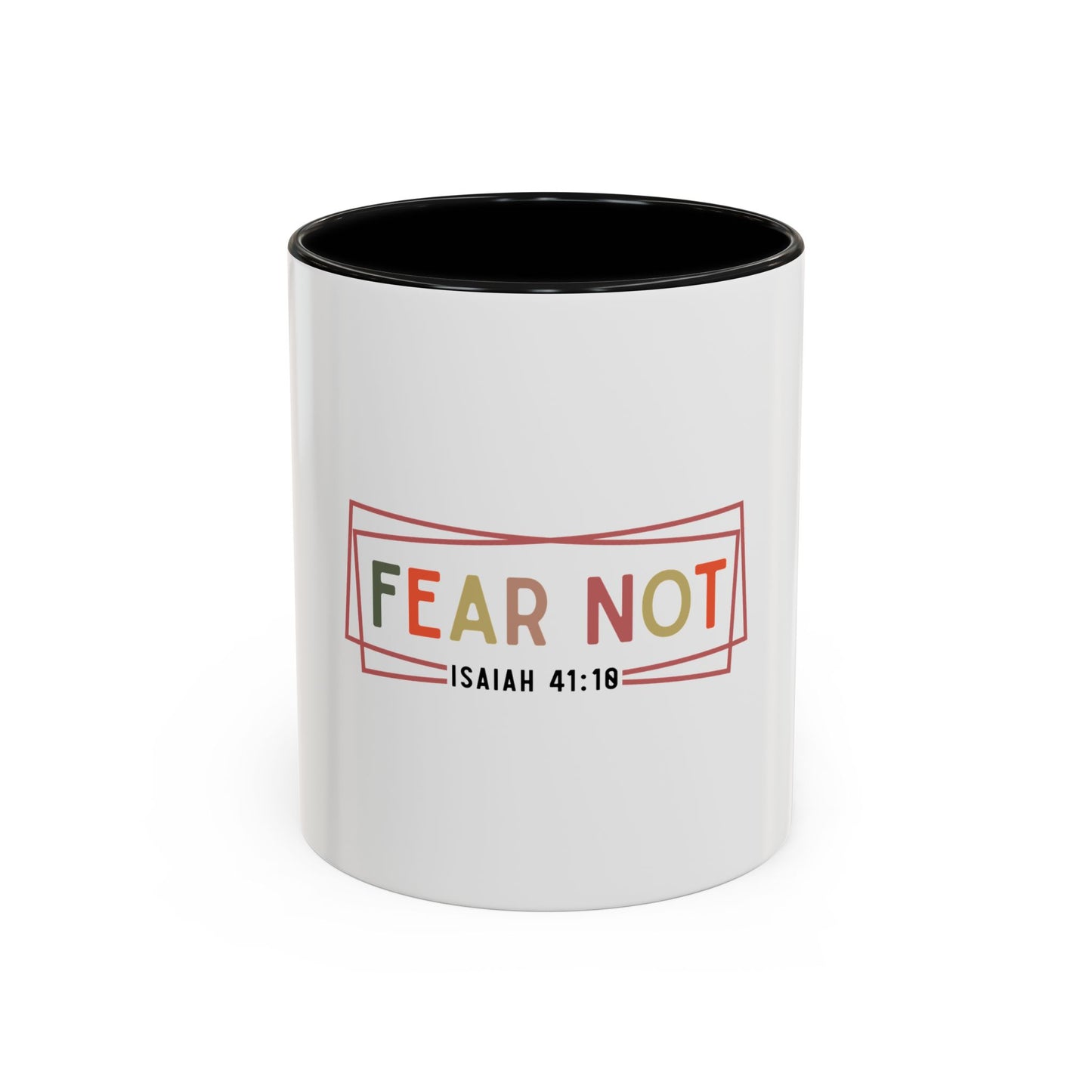 Inspirational Coffee Mug - Fear Not Isaiah 41:10, Motivational Gift, Christian Decor, Office Mug, Faith-Based Kitchenware