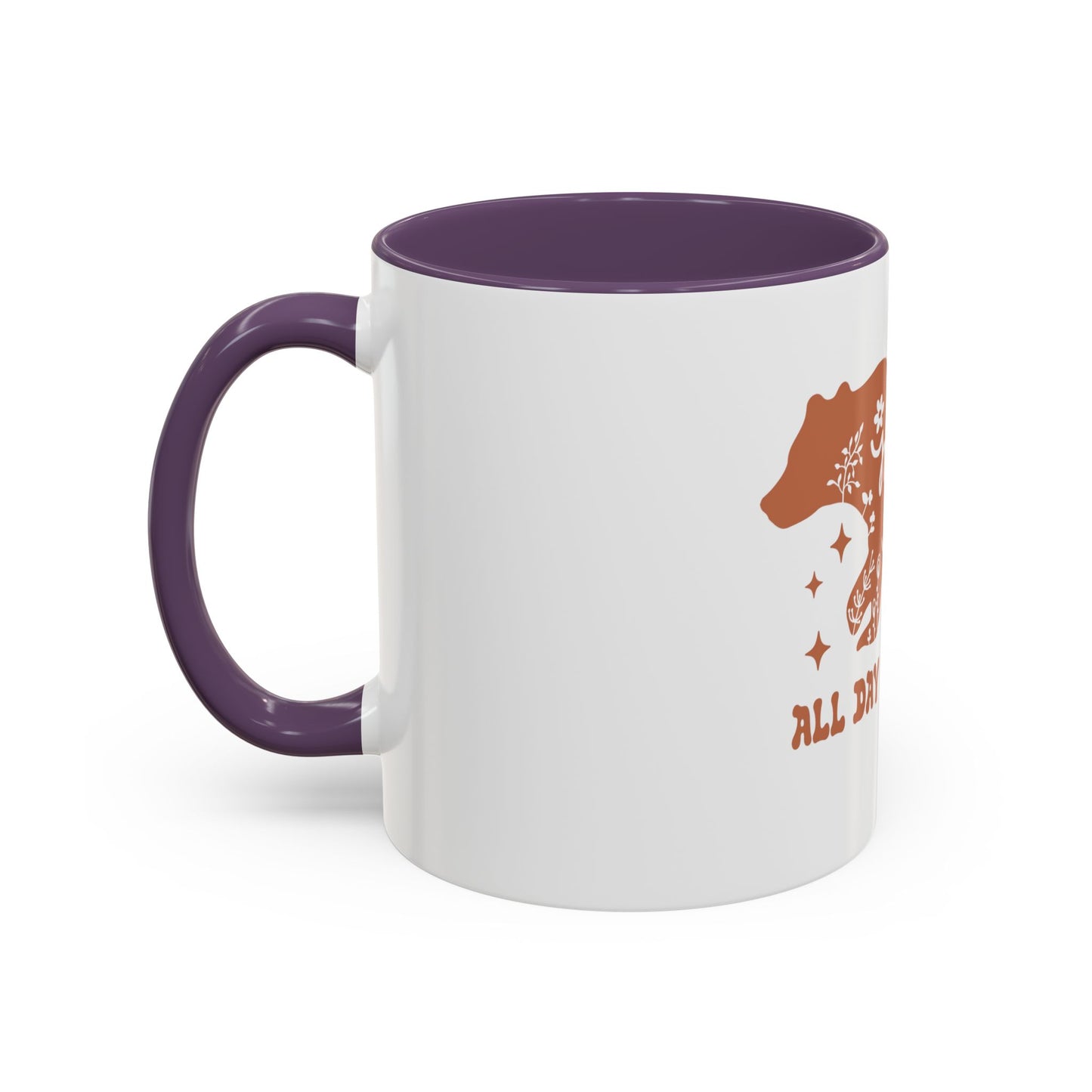 Mama Bear Accent Coffee Mug - All Day Everyday - Perfect Gift for Moms