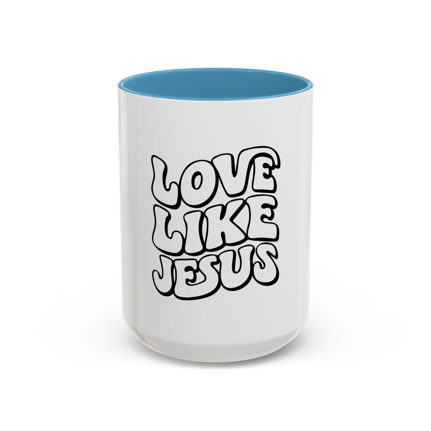 Love Like Jesus Accent Coffee Mug | Inspirational Mug for Christians, Unique Gift for Birthdays, Holidays, Religious Gatherings, Cozy Decor