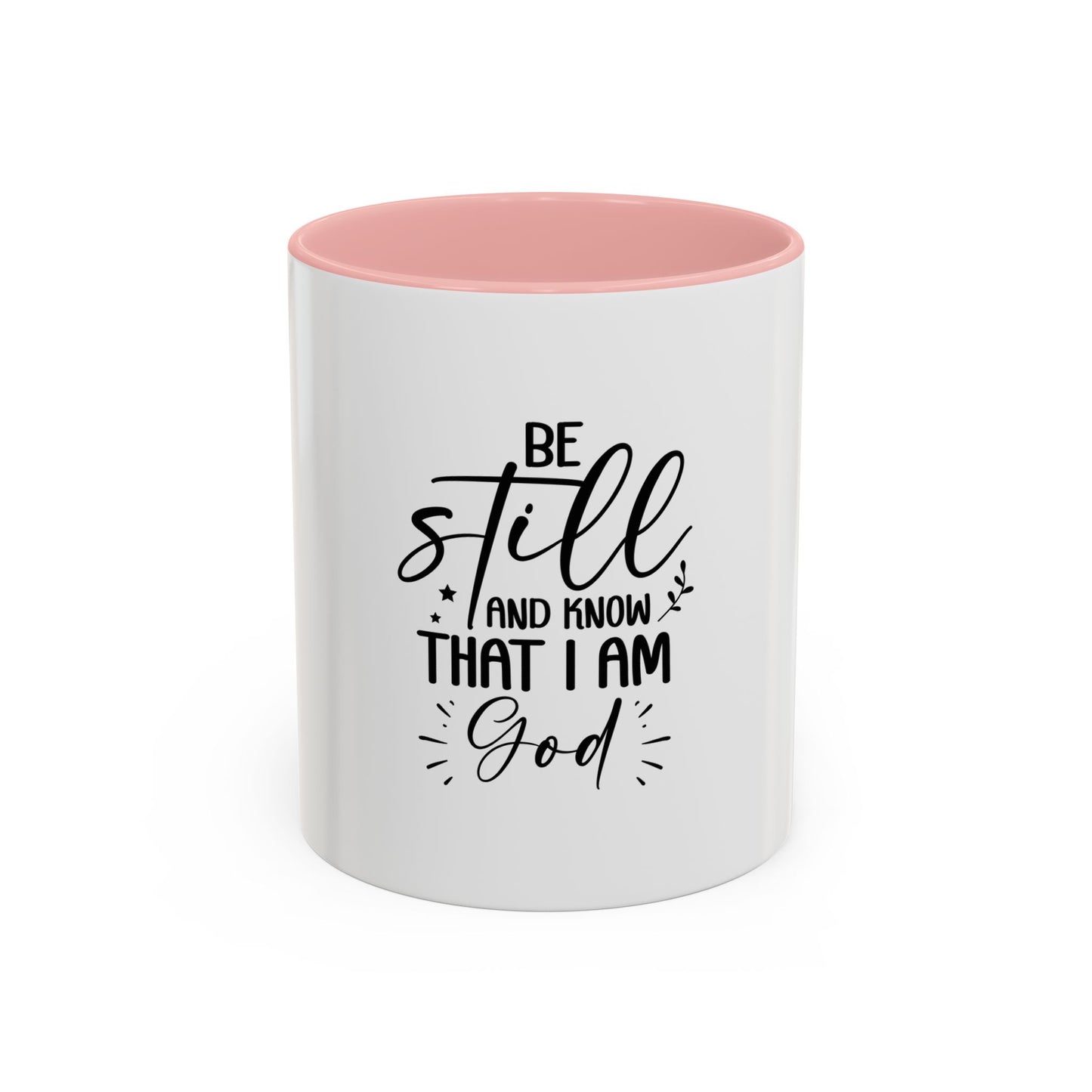Faith-Inspired Accent Coffee Mug - Perfect for Spiritual Gifts, Daily Inspiration, Home Décor, Morning Coffee, Church Events