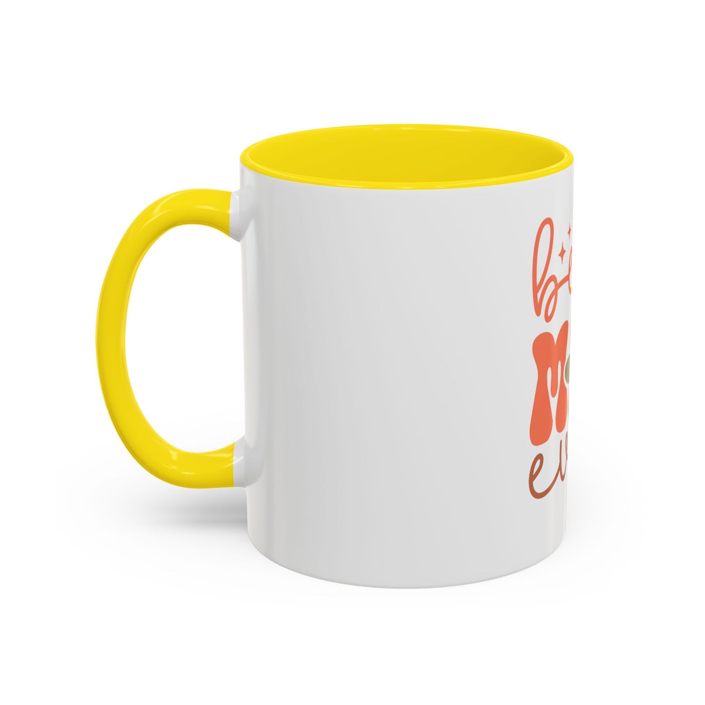 Best Mom Ever Accent Coffee Mug - Perfect Gift for Mother's Day, Birthdays & Celebrations