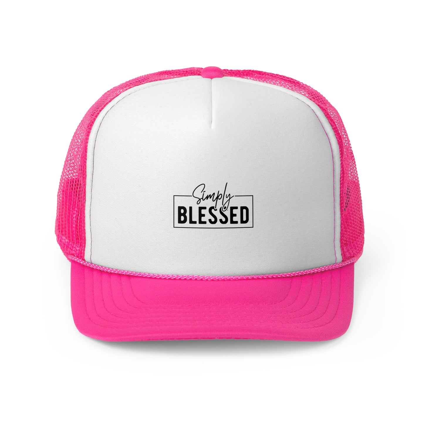 Simply Blessed Trucker Cap | Faith-Based Baseball Hat, Gift for Believers, Adjustable Religious Cap, Perfect for Holidays & Everyday Wear