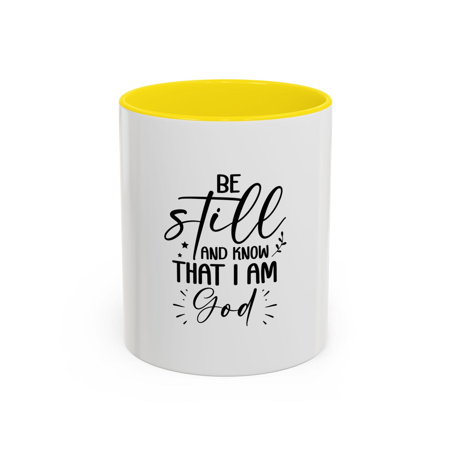 Faith-Inspired Accent Coffee Mug - Perfect for Spiritual Gifts, Daily Inspiration, Home Décor, Morning Coffee, Church Events