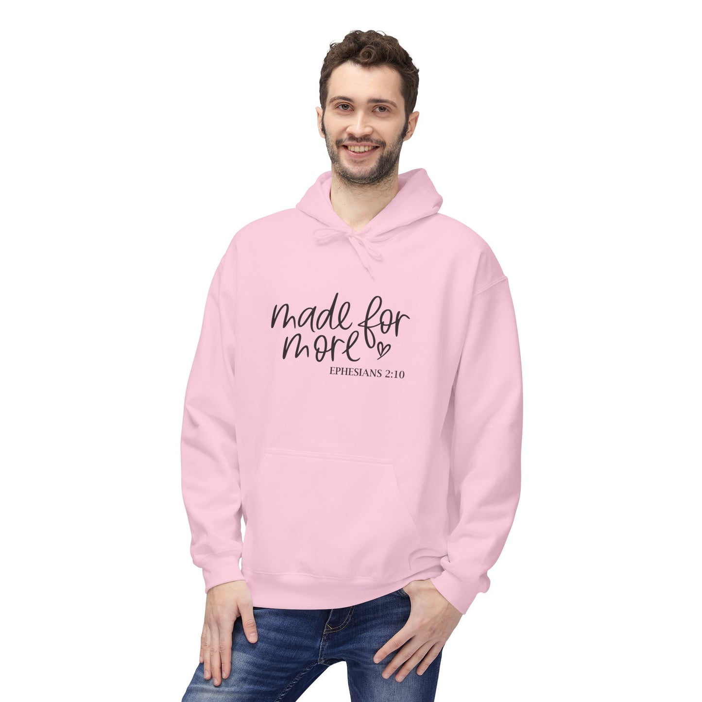 Made for Mom Fleece Hoodie - Gift for Mother's Day, Cozy Sweatshirt, Bible Verse Apparel, Unisex Hooded Sweatshirt, Perfect for Moms.