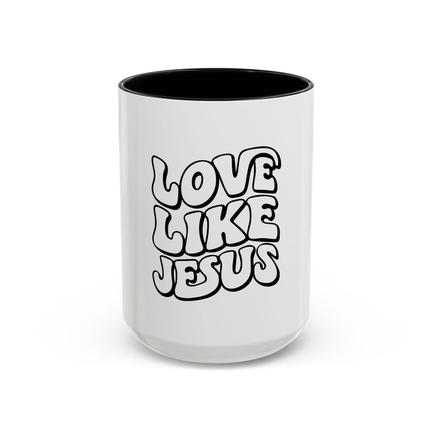 Love Like Jesus Accent Coffee Mug | Inspirational Mug for Christians, Unique Gift for Birthdays, Holidays, Religious Gatherings, Cozy Decor