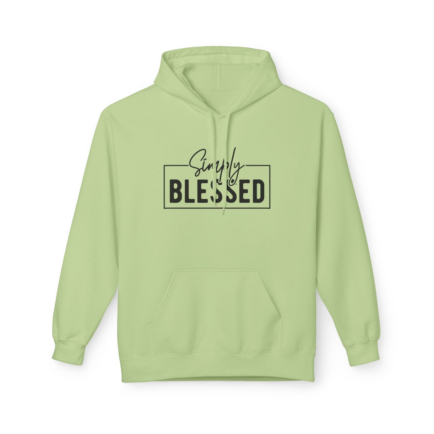 Simply Blessed Fleece Hoodie | Cozy Gift for Faith Lovers | Perfect for Chill Days, Birthday, & Holidays | Unisex Apparel