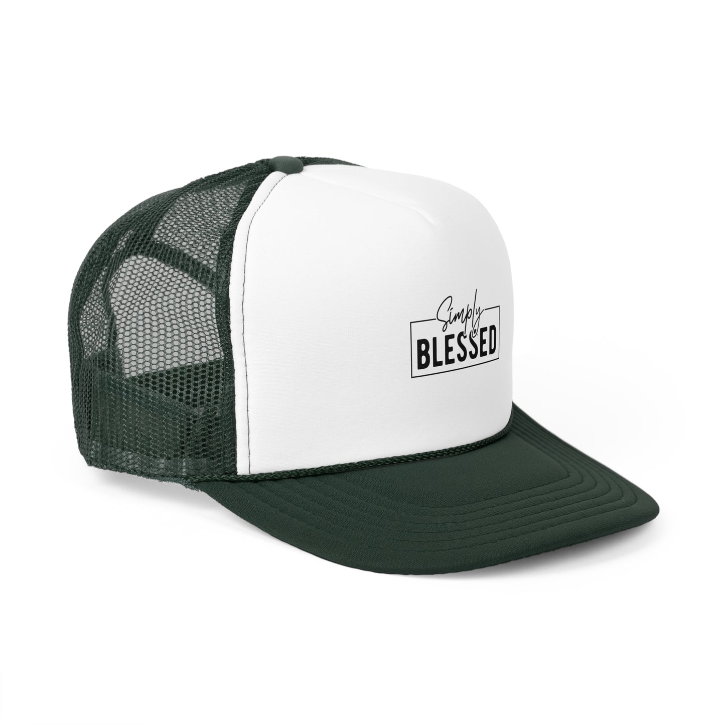 Simply Blessed Trucker Cap | Faith-Based Baseball Hat, Gift for Believers, Adjustable Religious Cap, Perfect for Holidays & Everyday Wear