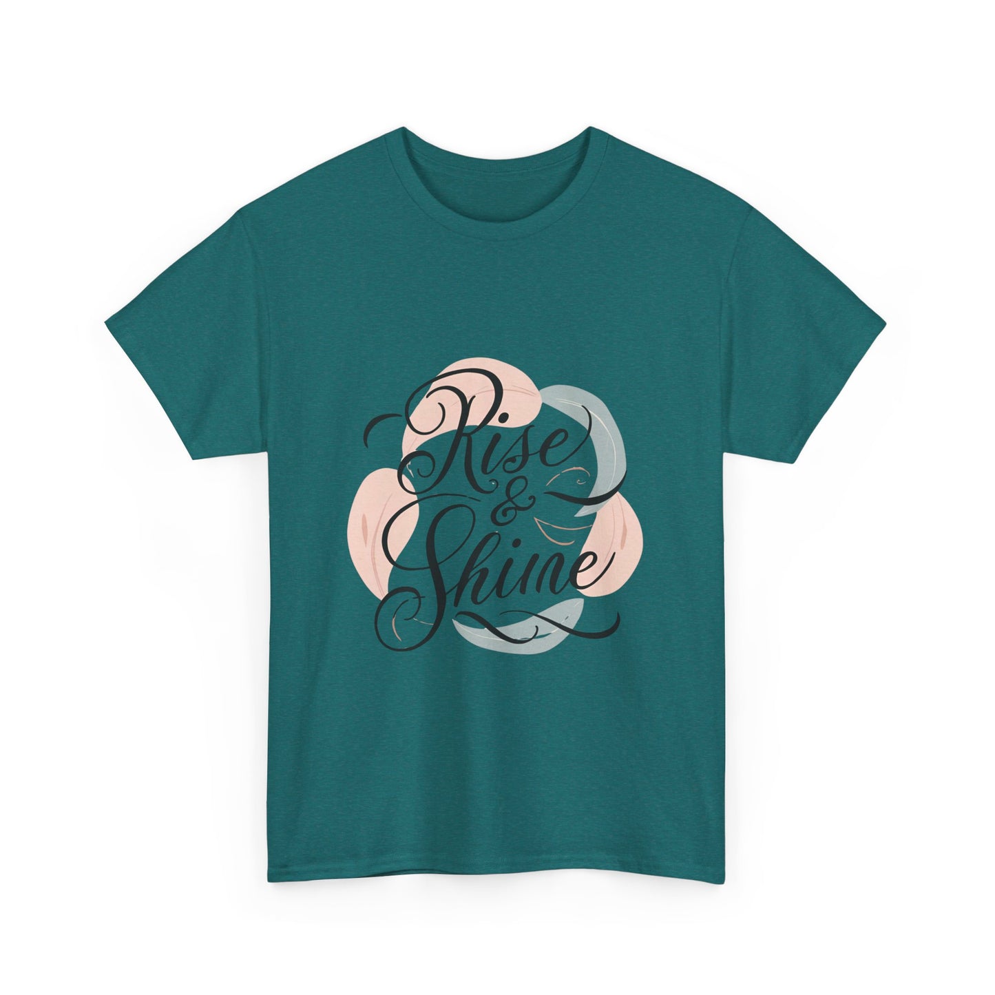 Inspirational 'Rise & Shine' Unisex Heavy Cotton Tee