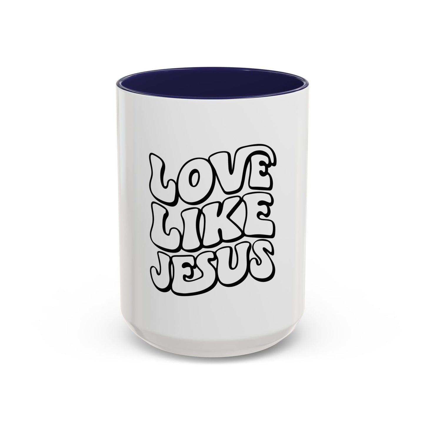 Love Like Jesus Accent Coffee Mug | Inspirational Mug for Christians, Unique Gift for Birthdays, Holidays, Religious Gatherings, Cozy Decor