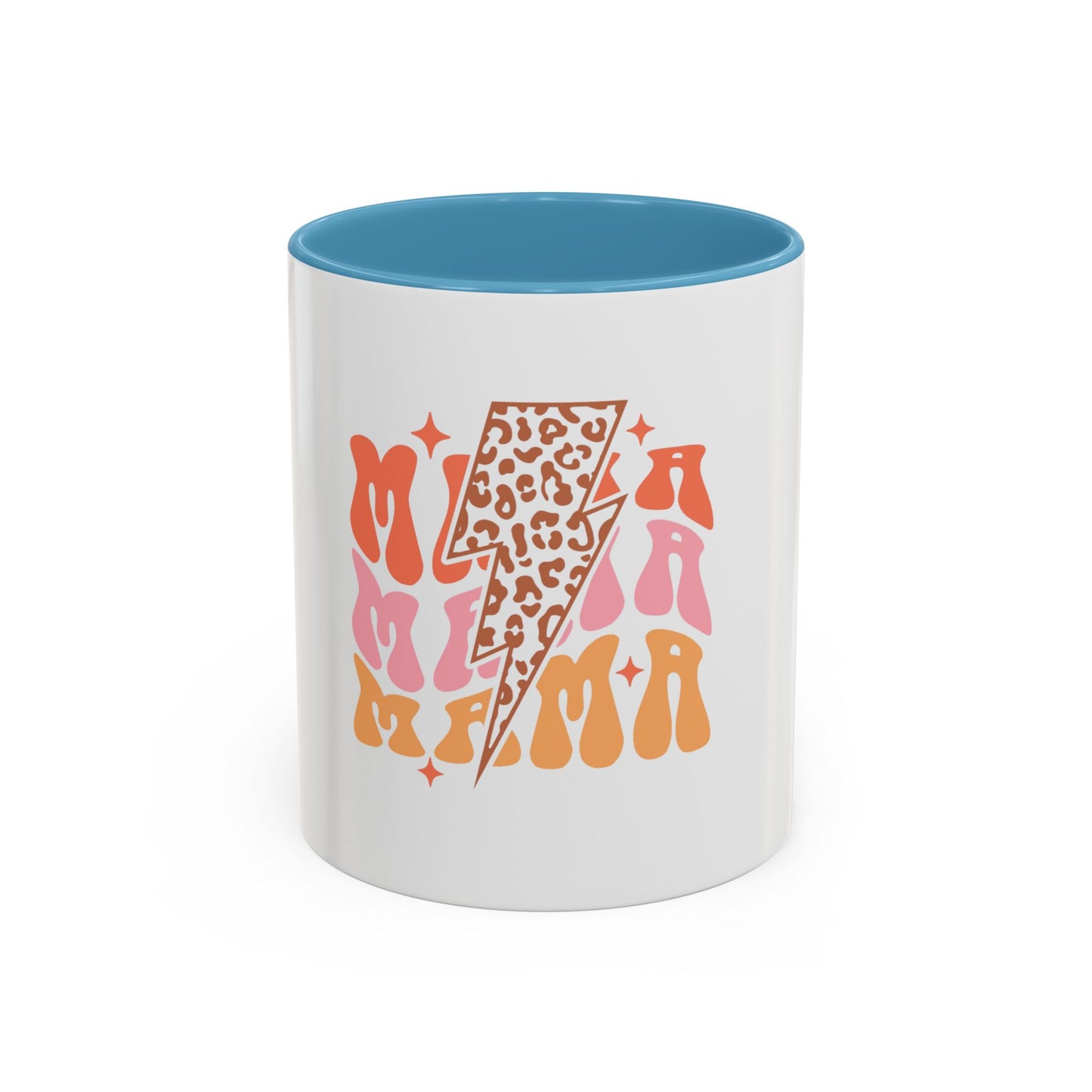 Retro Lightning Mama Coffee Mug - 11 & 15oz Ceramic Cup for Moms