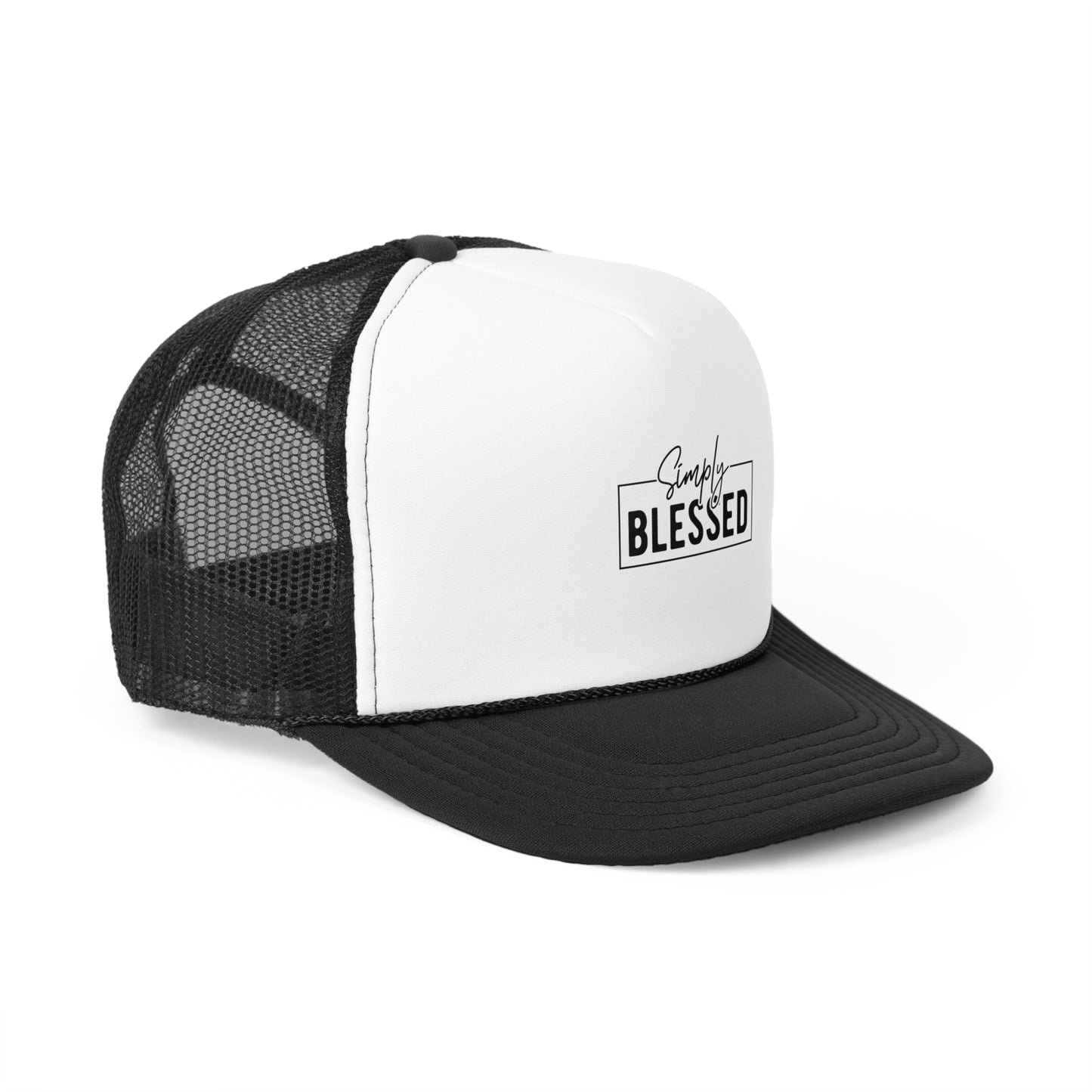 Simply Blessed Trucker Cap | Faith-Based Baseball Hat, Gift for Believers, Adjustable Religious Cap, Perfect for Holidays & Everyday Wear
