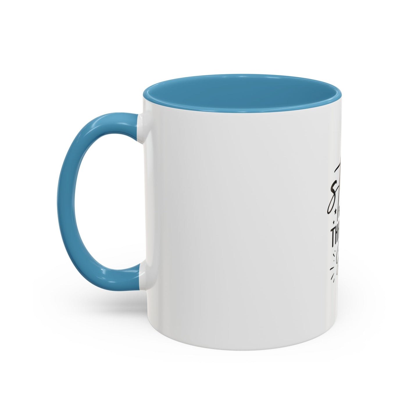 Faith-Inspired Accent Coffee Mug - Perfect for Spiritual Gifts, Daily Inspiration, Home Décor, Morning Coffee, Church Events