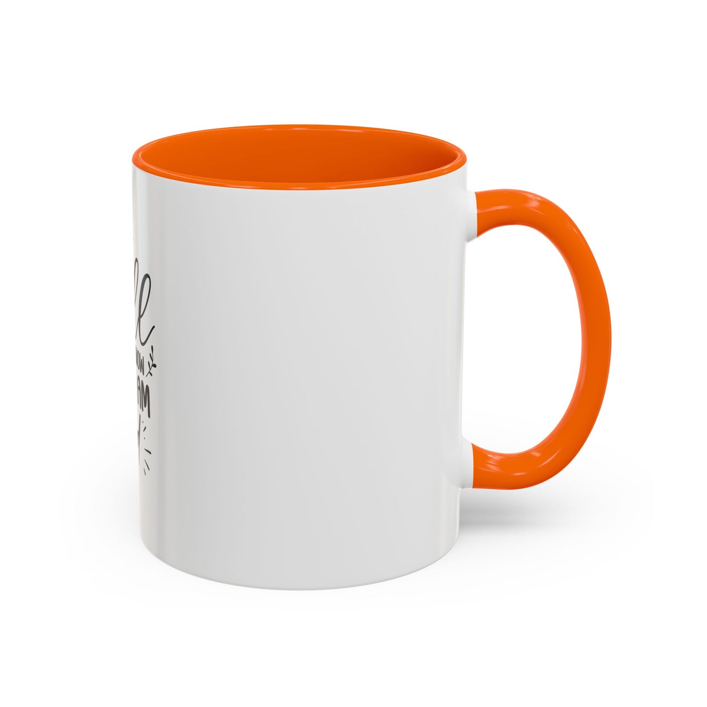 Faith-Inspired Accent Coffee Mug - Perfect for Spiritual Gifts, Daily Inspiration, Home Décor, Morning Coffee, Church Events