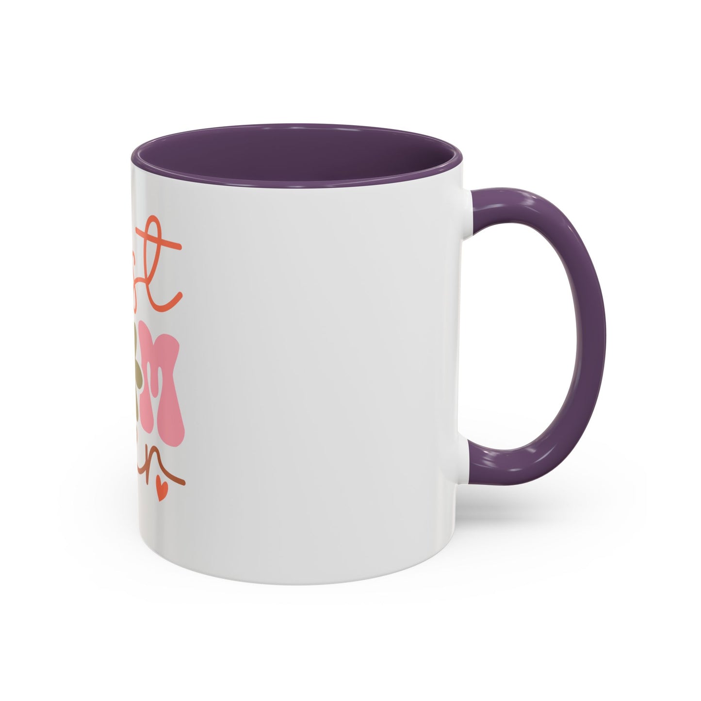 Best Mom Ever Accent Coffee Mug - Perfect Gift for Mother's Day, Birthdays & Celebrations