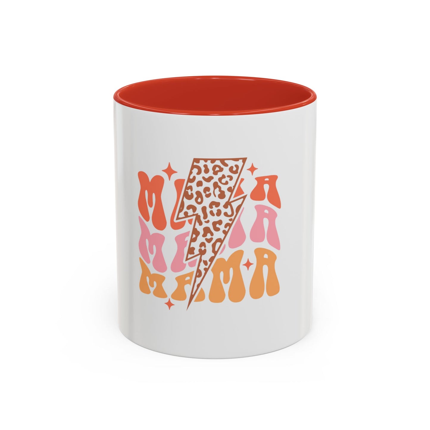 Retro Lightning Mama Coffee Mug - 11 & 15oz Ceramic Cup for Moms