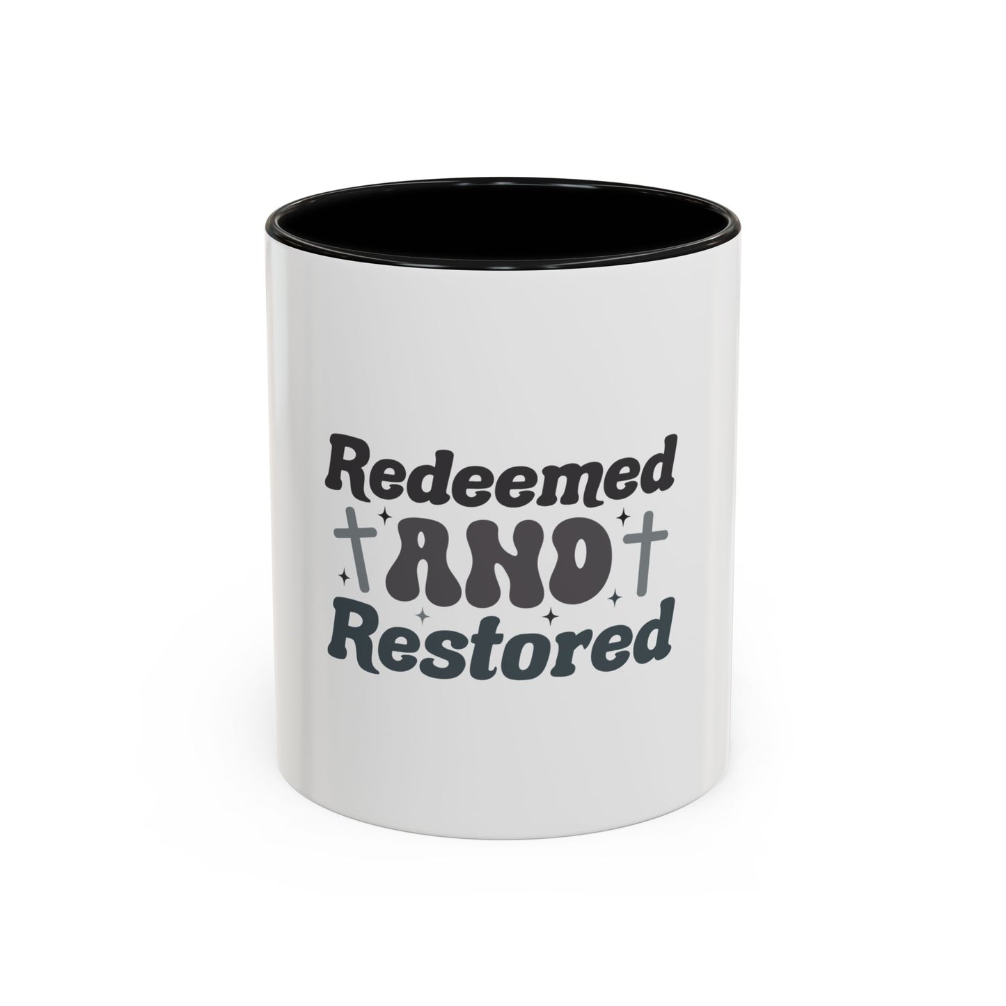 Redeemed and Restored Coffee Mug - Inspirational Drinkware for Faith, Unity, Gifts for Friends, Encouragement, Home & Office Decor