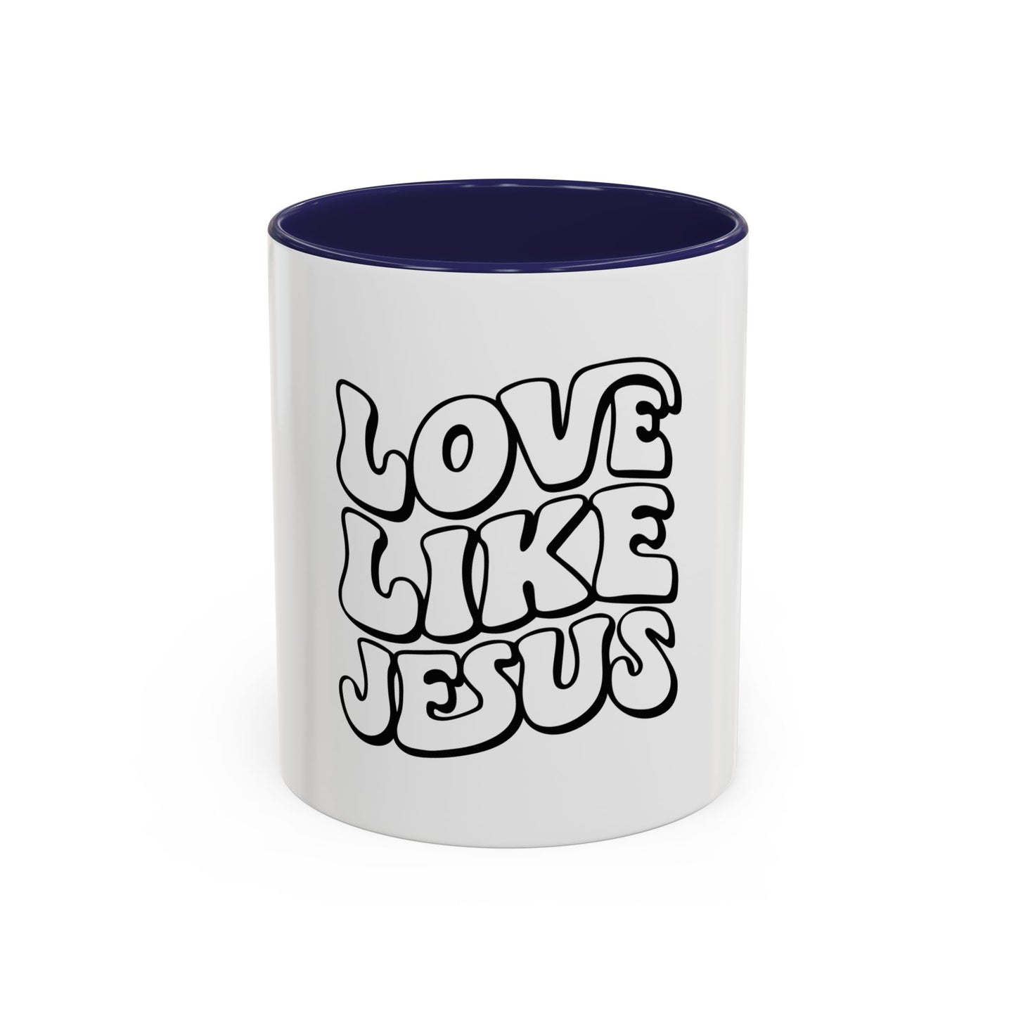 Love Like Jesus Accent Coffee Mug | Inspirational Mug for Christians, Unique Gift for Birthdays, Holidays, Religious Gatherings, Cozy Decor