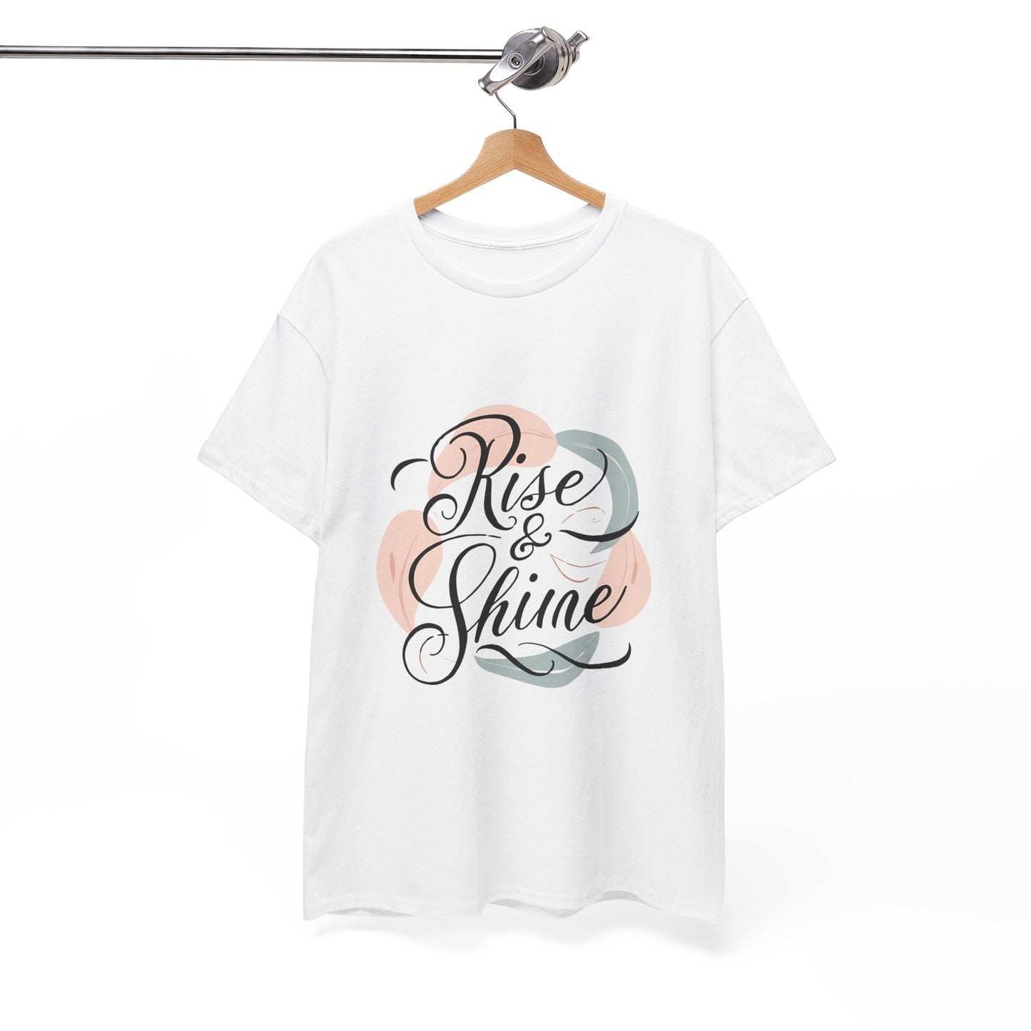 Inspirational 'Rise & Shine' Unisex Heavy Cotton Tee
