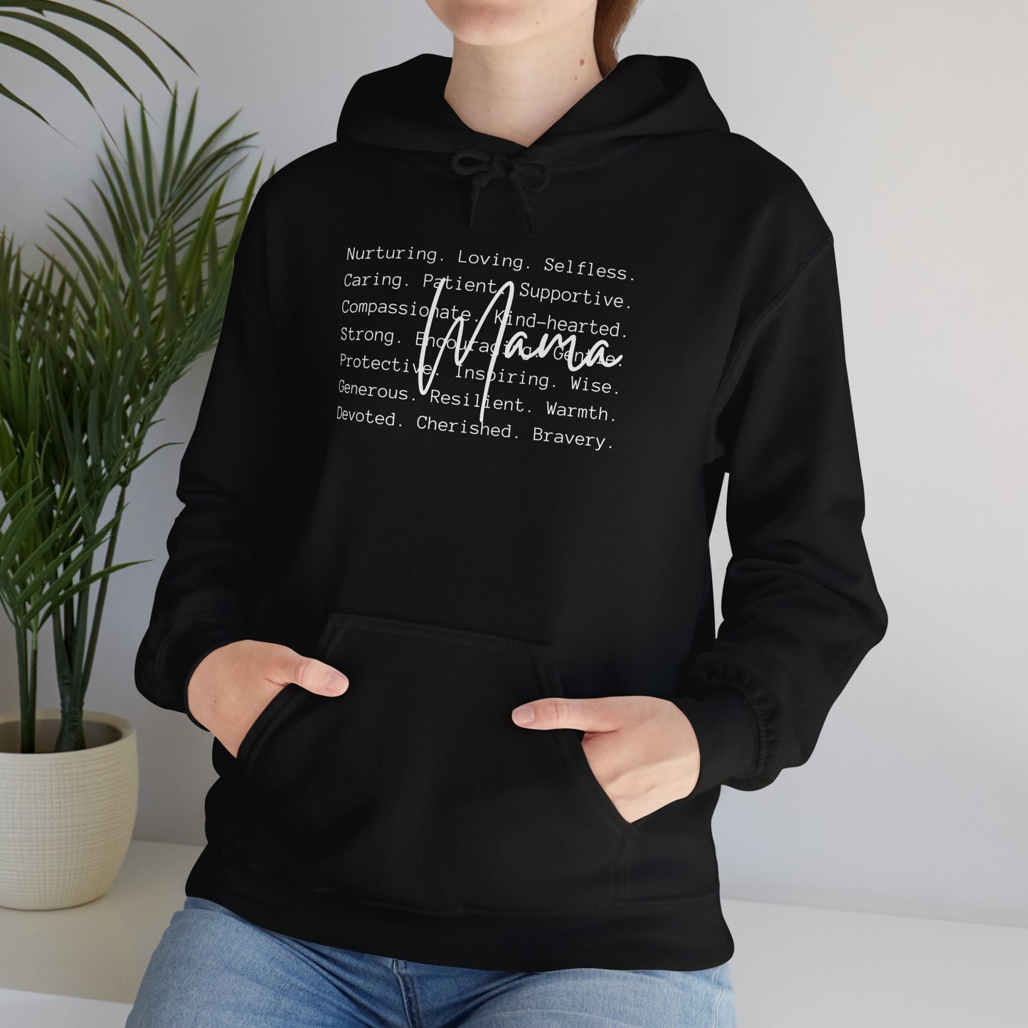 Mama Love Heavy Blend Hoodie - Nurturing, Supportive, and Cherished