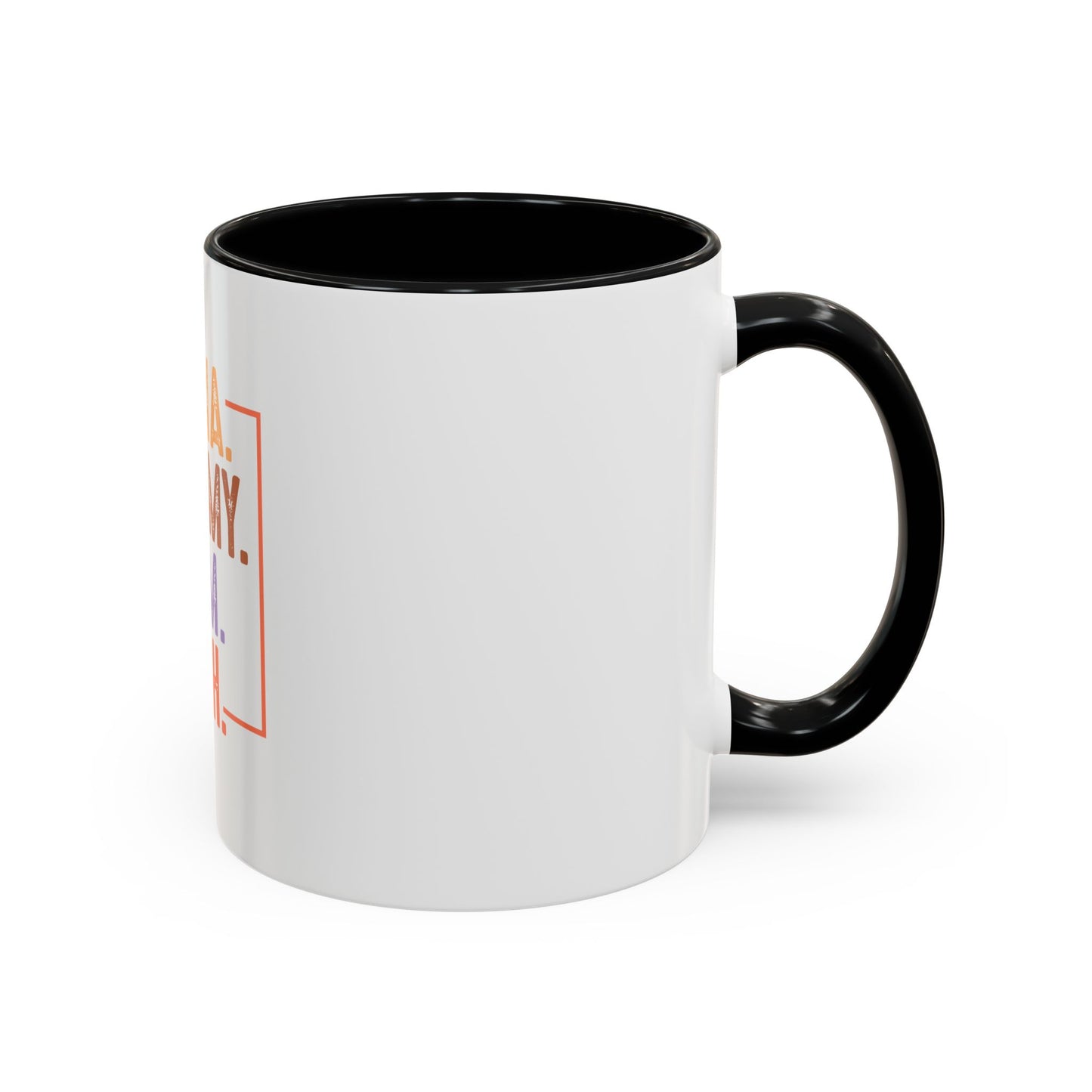 Fun Mama Coffee Mug - Perfect Gift for Moms - 11/15oz Accent Mug with 'Mama, Mommy, Mom, Bruh' Design