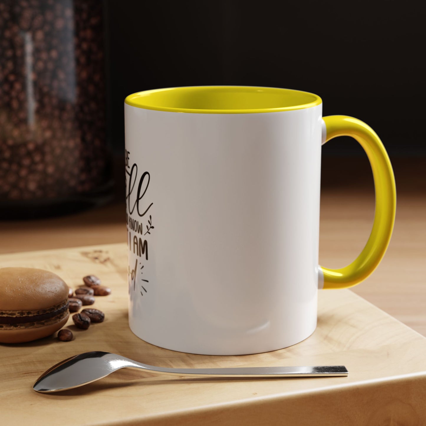 Faith-Inspired Accent Coffee Mug - Perfect for Spiritual Gifts, Daily Inspiration, Home Décor, Morning Coffee, Church Events