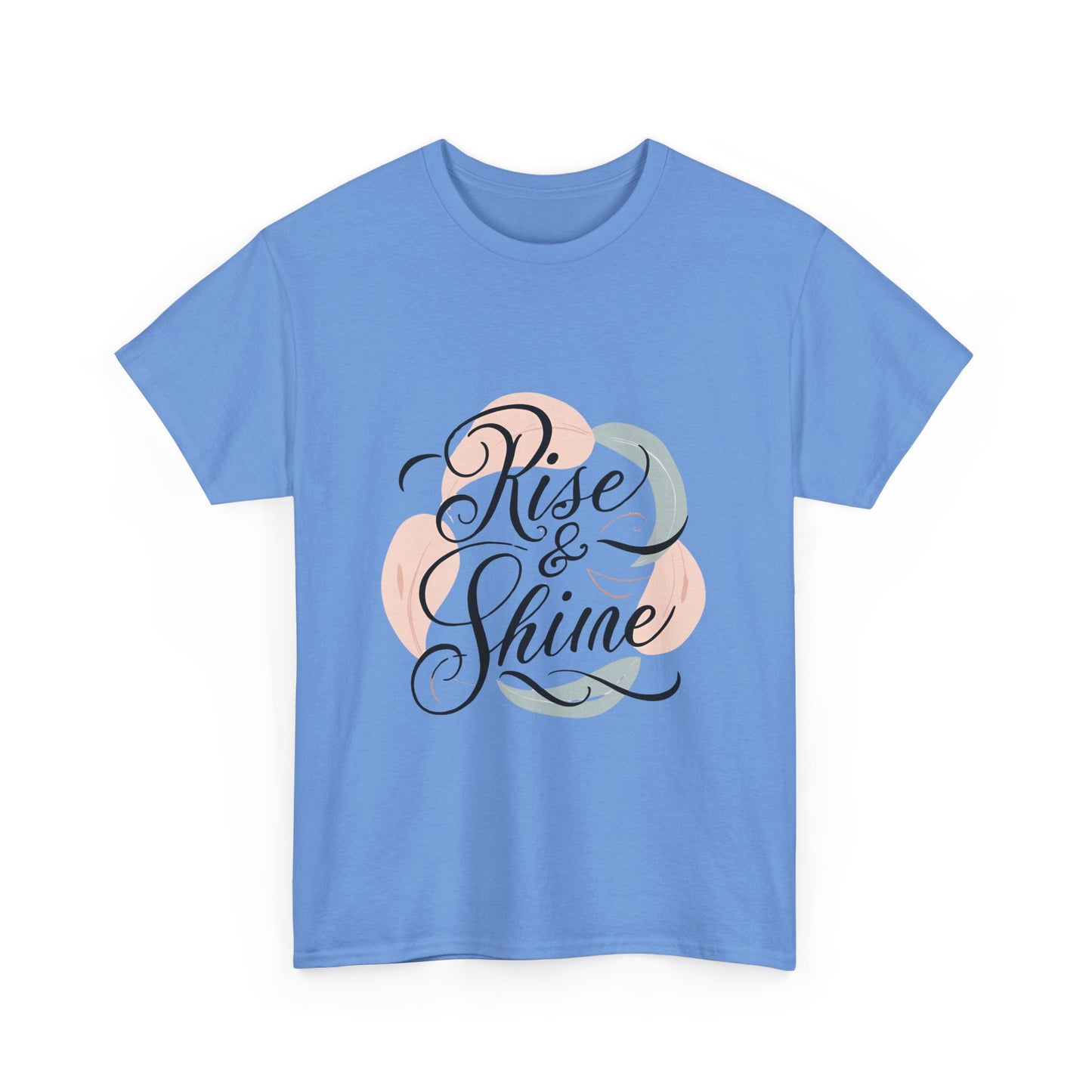 Inspirational 'Rise & Shine' Unisex Heavy Cotton Tee