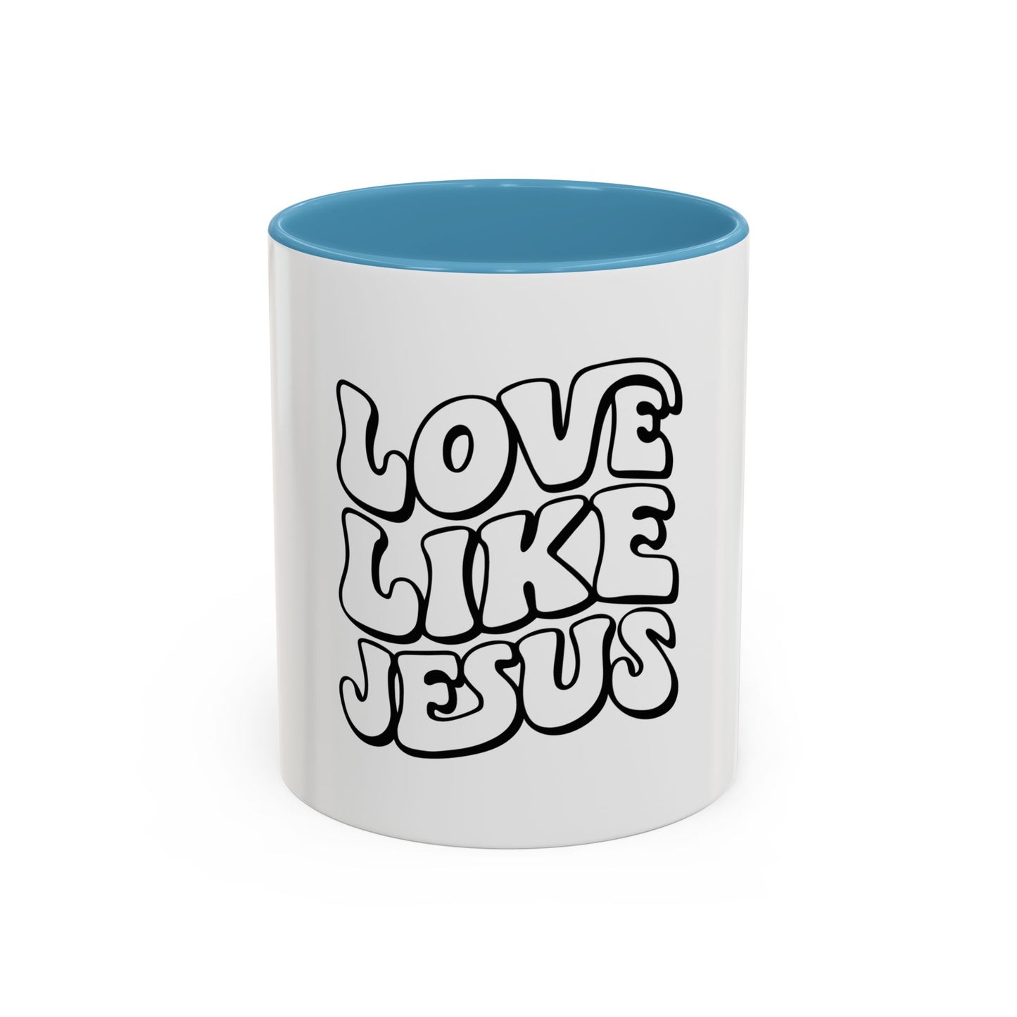 Love Like Jesus Accent Coffee Mug | Inspirational Mug for Christians, Unique Gift for Birthdays, Holidays, Religious Gatherings, Cozy Decor