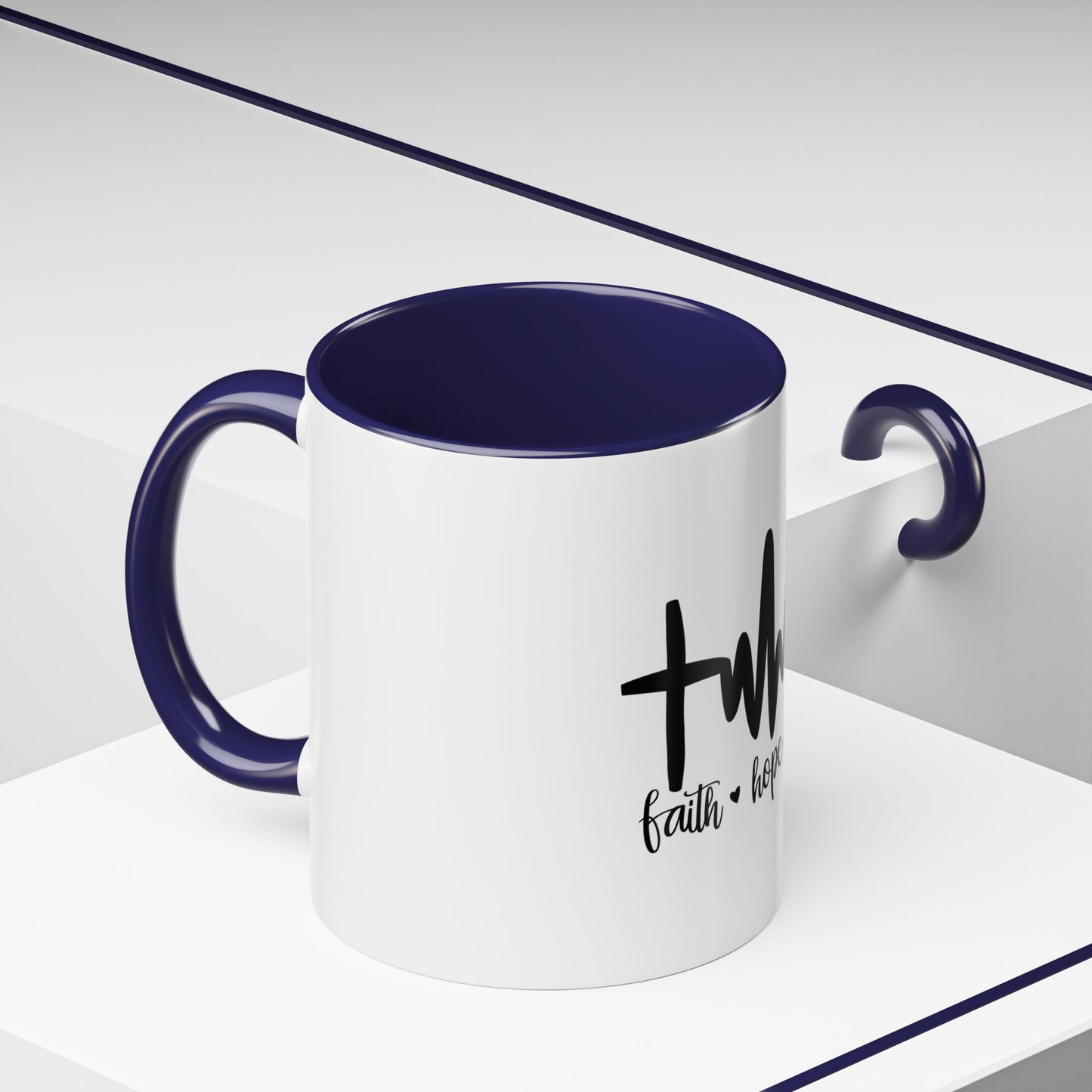 Faith, Hope, Love Coffee Mug - Inspirational Accent Mug, Perfect Gift for Friends, Motivational Decor, Spiritual Coffee Cup, [...]