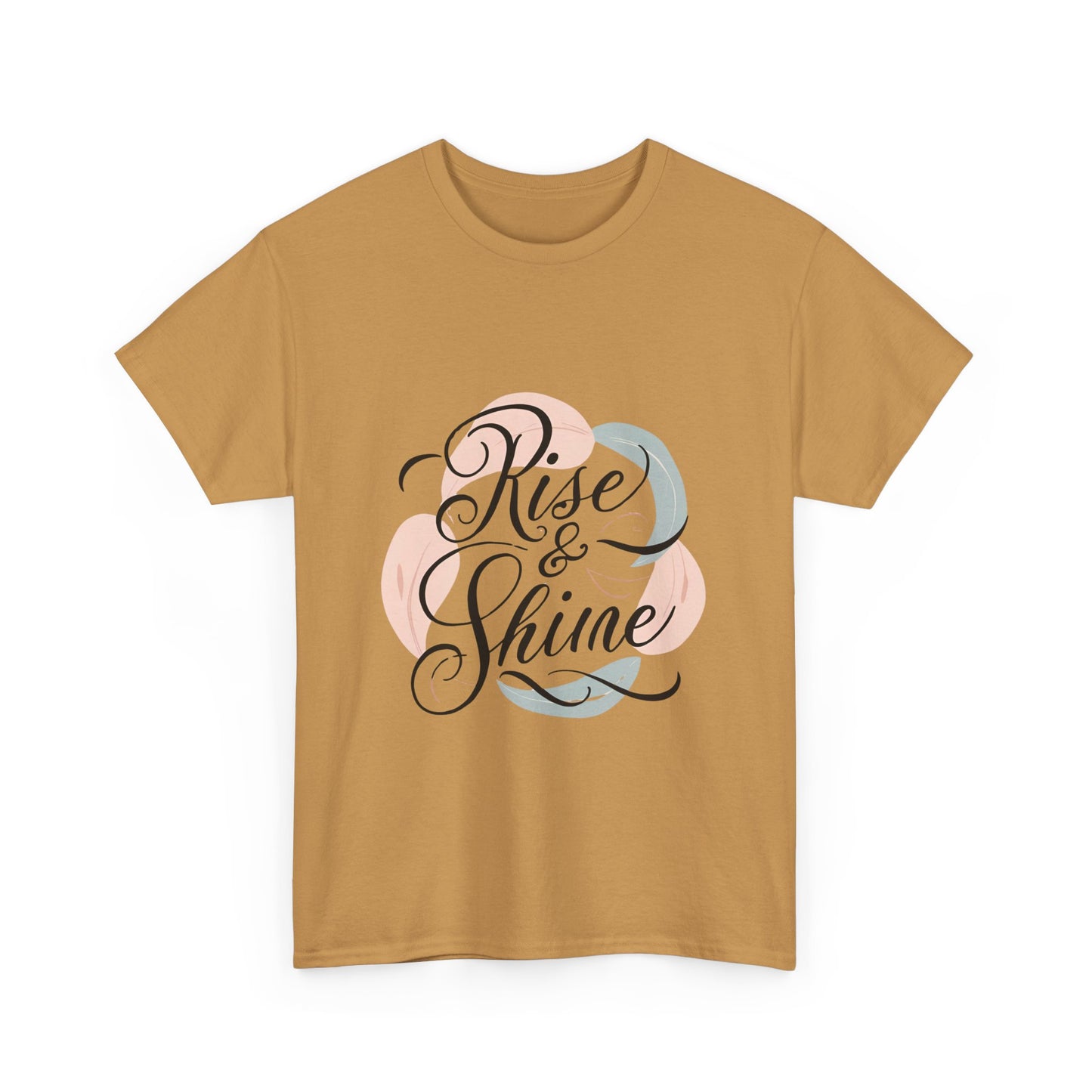 Inspirational 'Rise & Shine' Unisex Heavy Cotton Tee