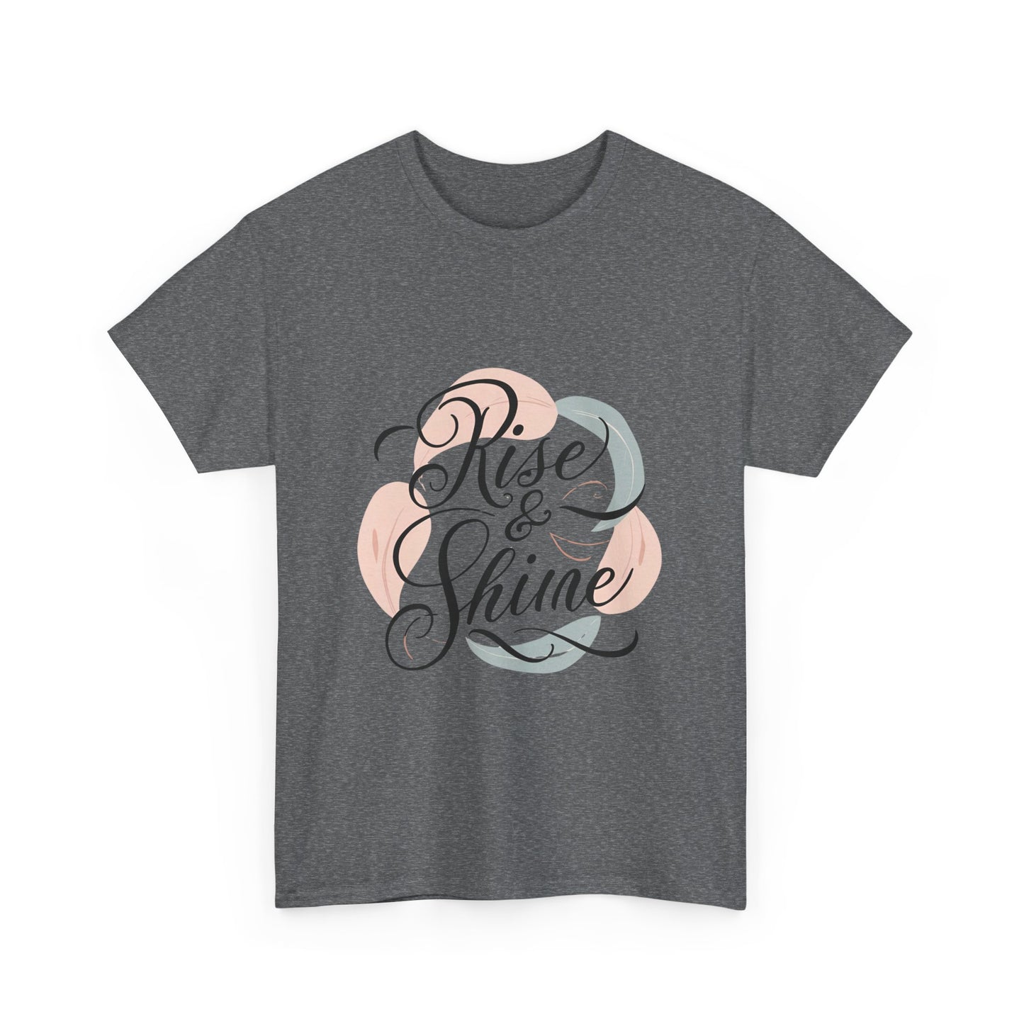 Inspirational 'Rise & Shine' Unisex Heavy Cotton Tee