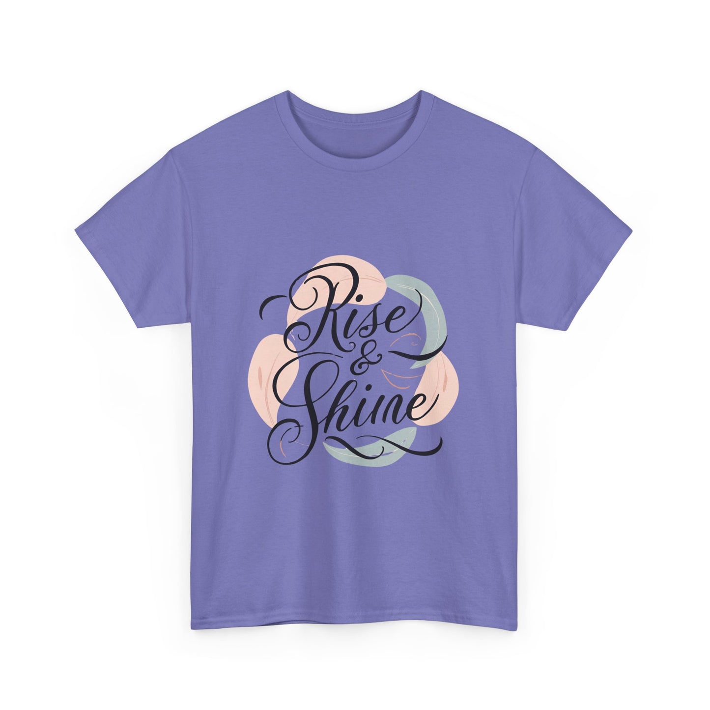 Inspirational 'Rise & Shine' Unisex Heavy Cotton Tee