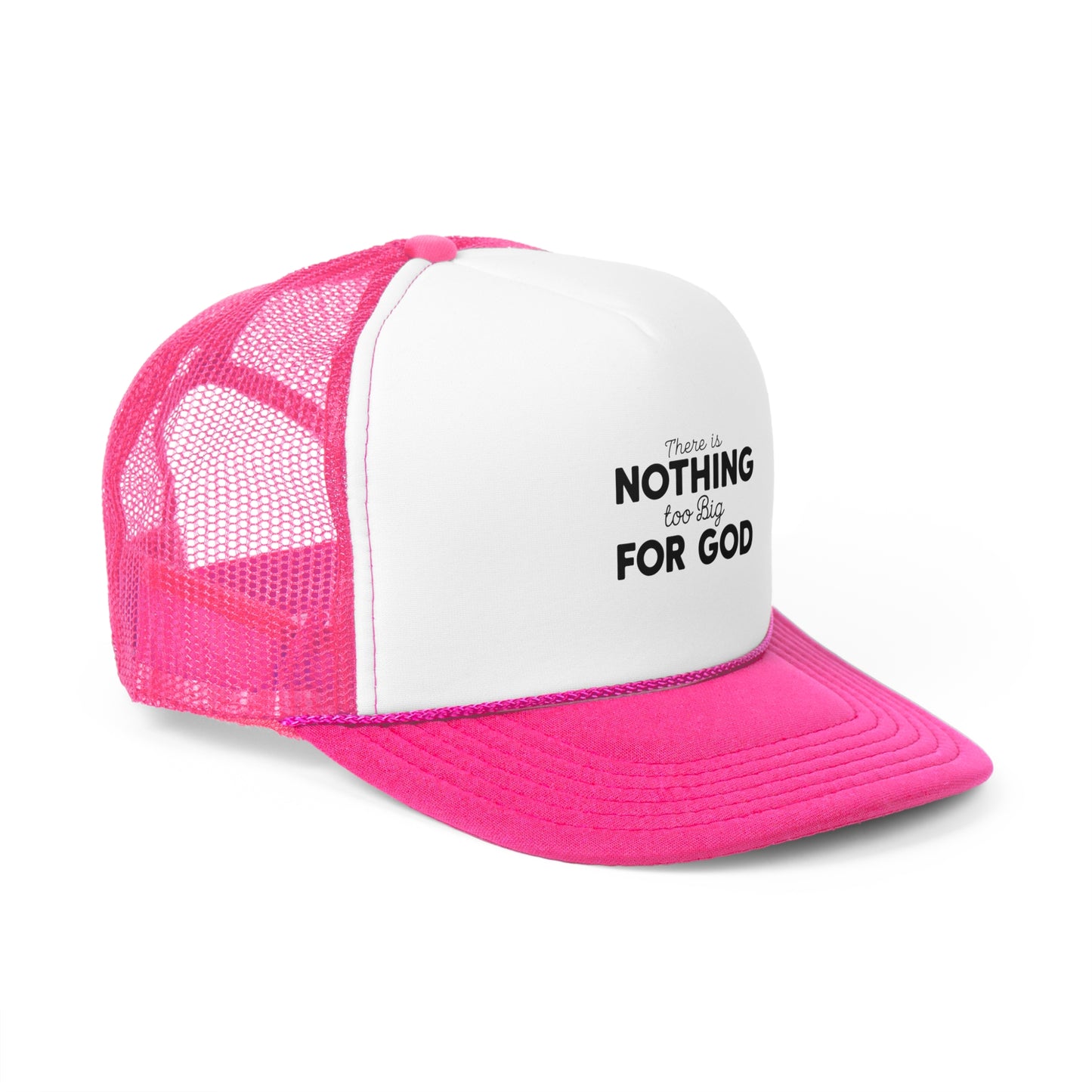 Inspirational Trucker Cap, Faith Hat, Religious Gift, Christian Accessories, Outdoor Headwear, Fun Apparel