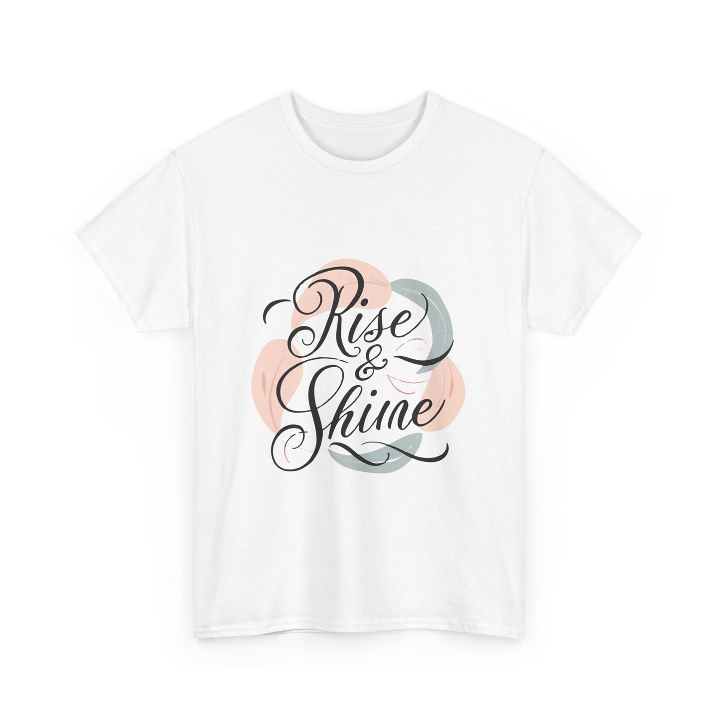 Inspirational 'Rise & Shine' Unisex Heavy Cotton Tee
