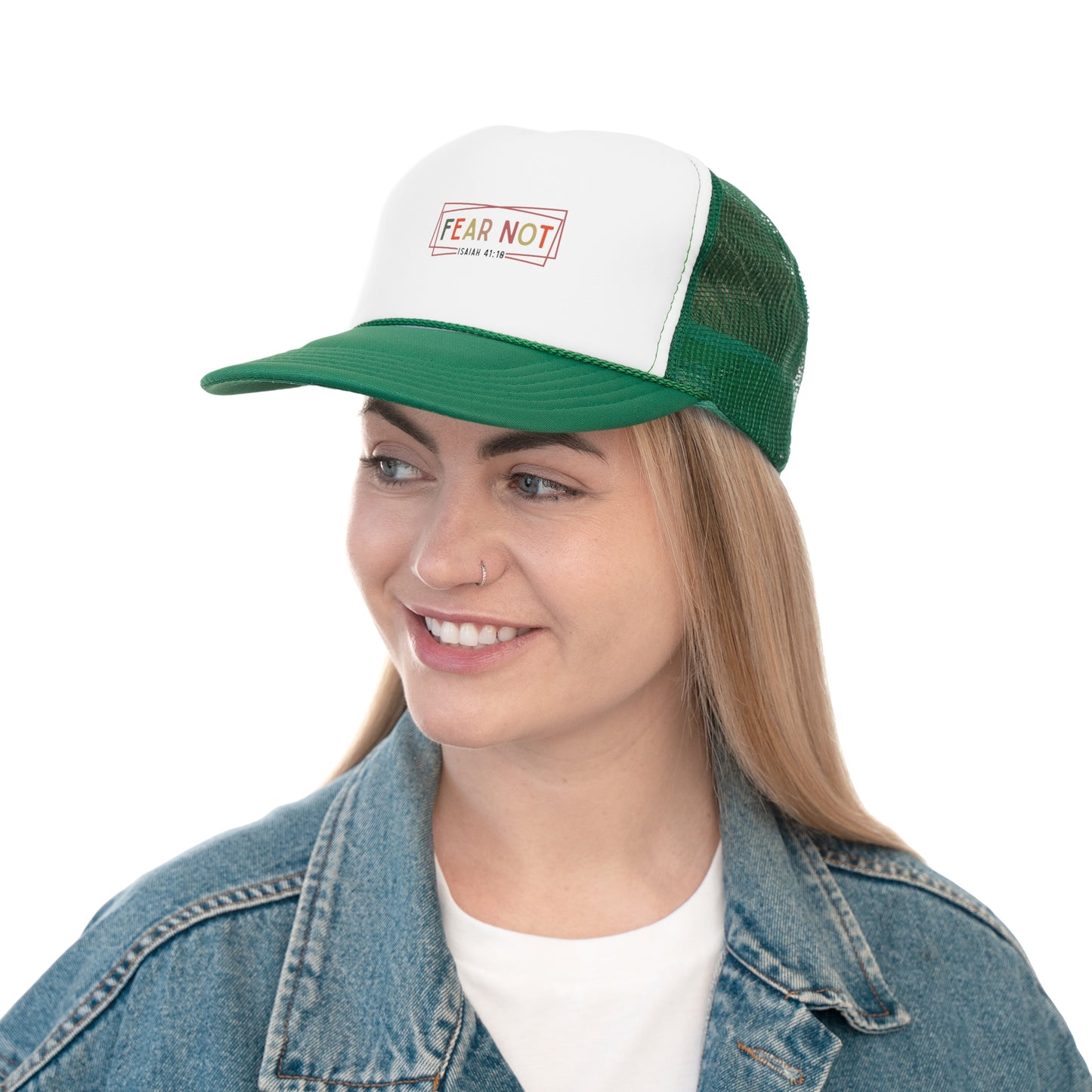 Fear Not Trucker Cap - Inspirational Hat for Faith and Comfort, Religious Gift, Adjustable Cap for Everyday Wear, Ideal for Outdoor [...]