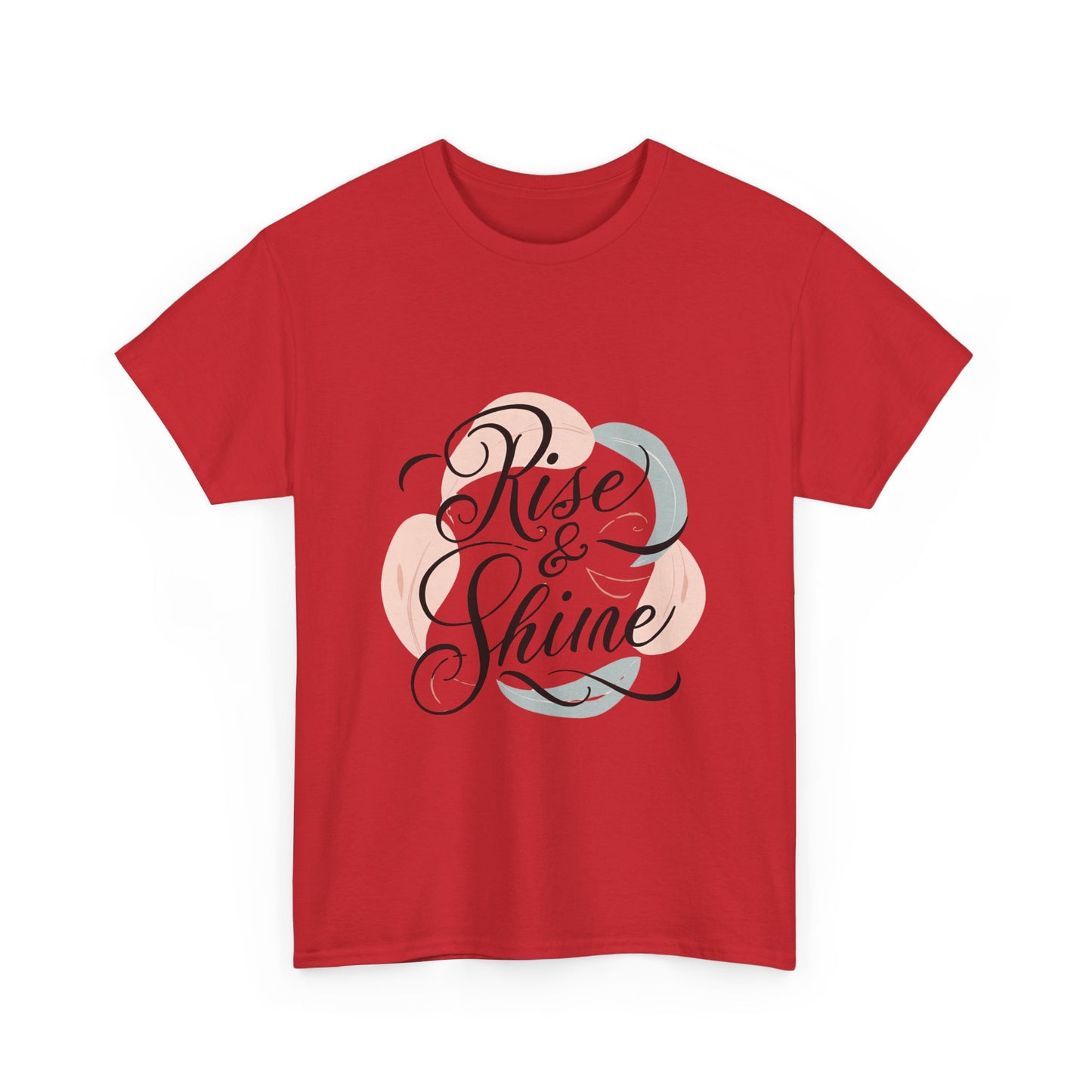 Inspirational 'Rise & Shine' Unisex Heavy Cotton Tee