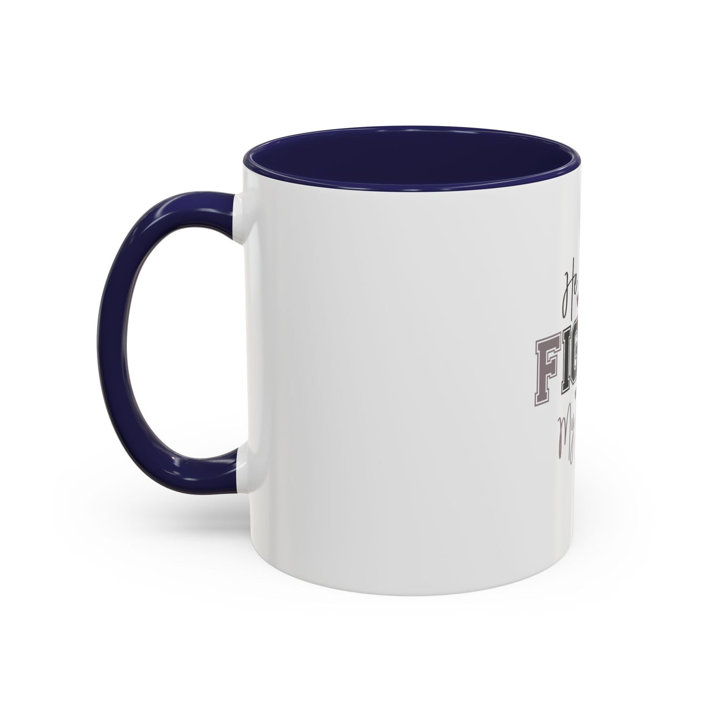 Inspirational Coffee Mug - He Fights My Battles, Motivational Gift for Believers, Faith-Based Home Decor, Christian Drinkware, [...]