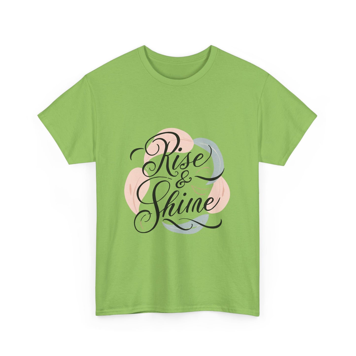 Inspirational 'Rise & Shine' Unisex Heavy Cotton Tee