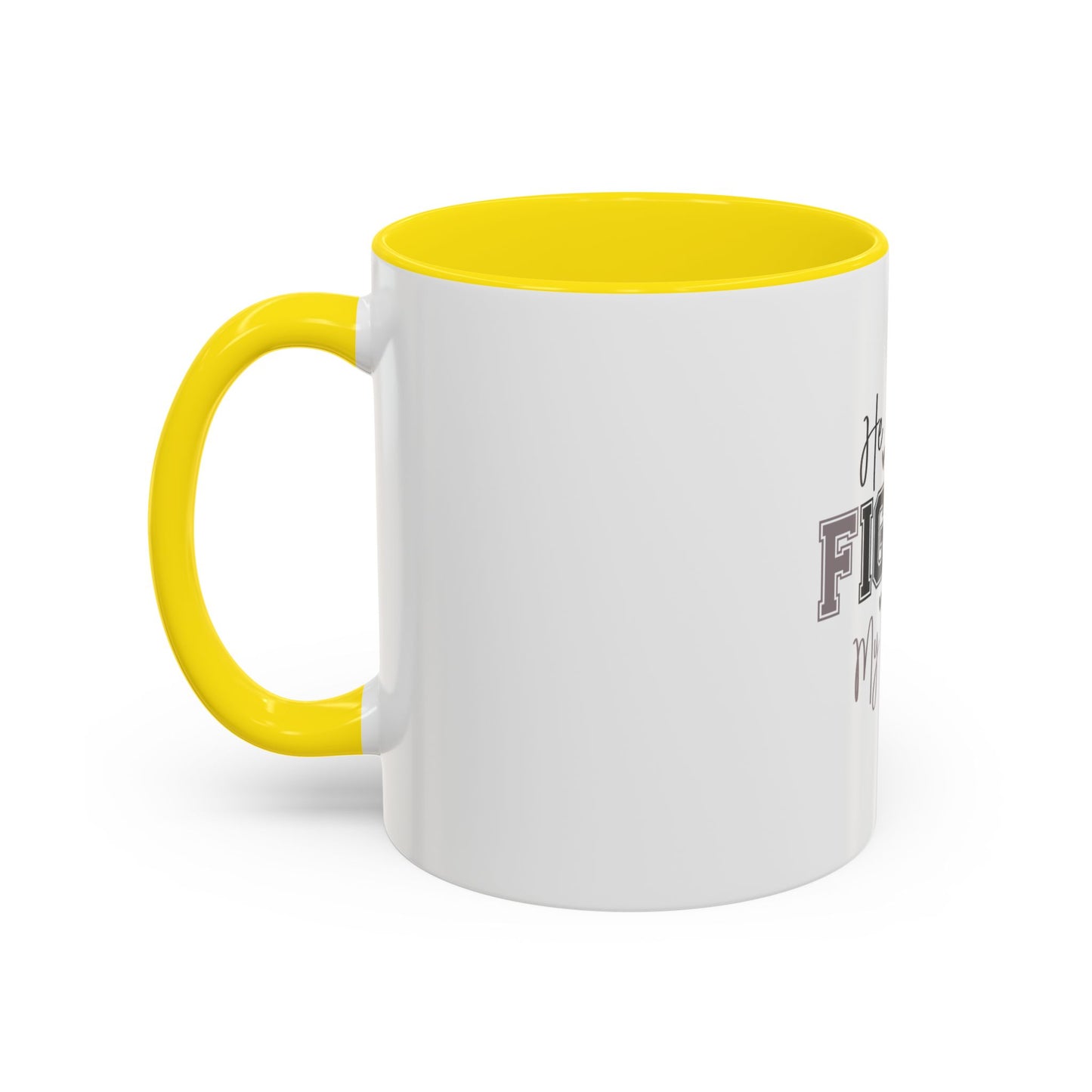 Inspirational Coffee Mug - He Fights My Battles, Motivational Gift for Believers, Faith-Based Home Decor, Christian Drinkware, [...]