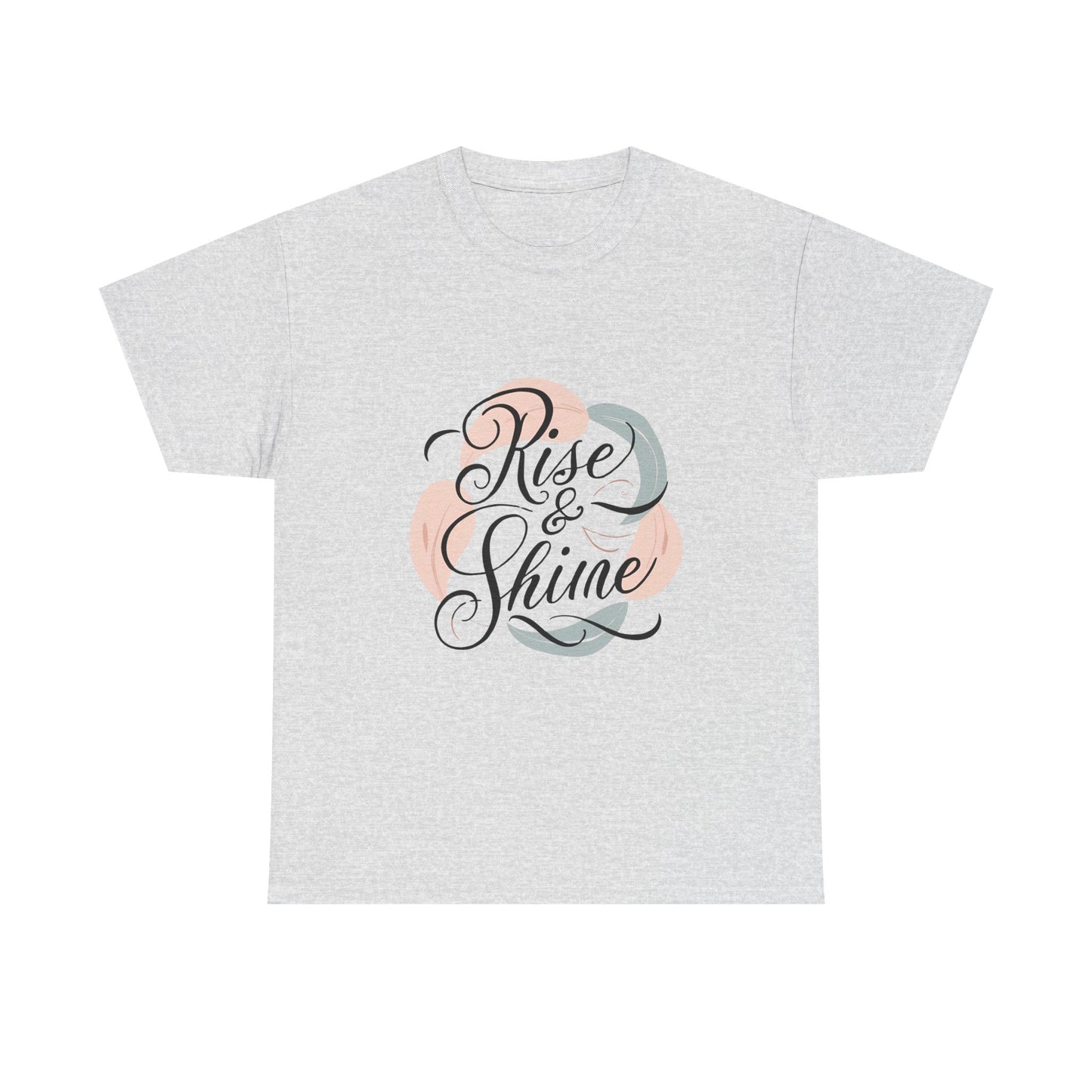 Inspirational 'Rise & Shine' Unisex Heavy Cotton Tee