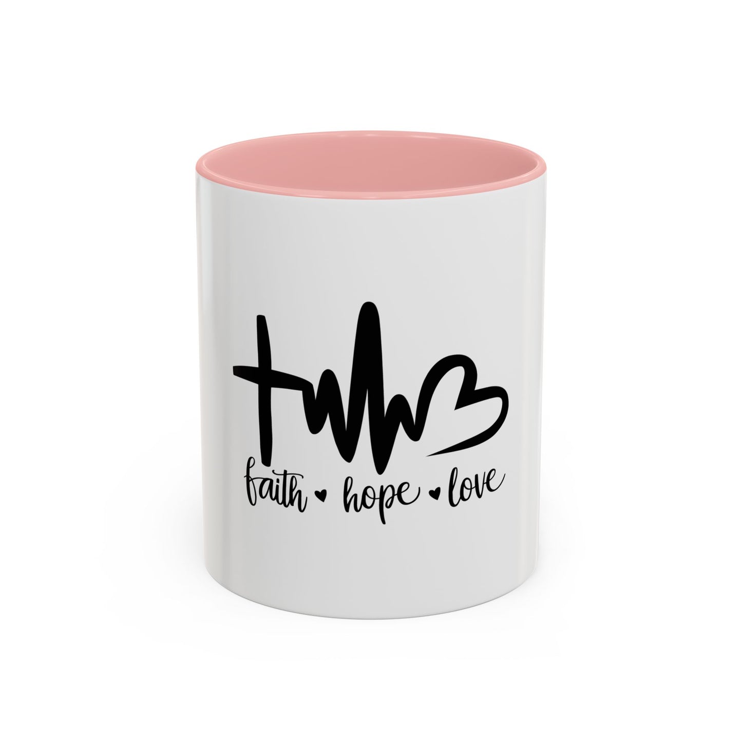 Faith, Hope, Love Coffee Mug - Inspirational Accent Mug, Perfect Gift for Friends, Motivational Decor, Spiritual Coffee Cup, [...]