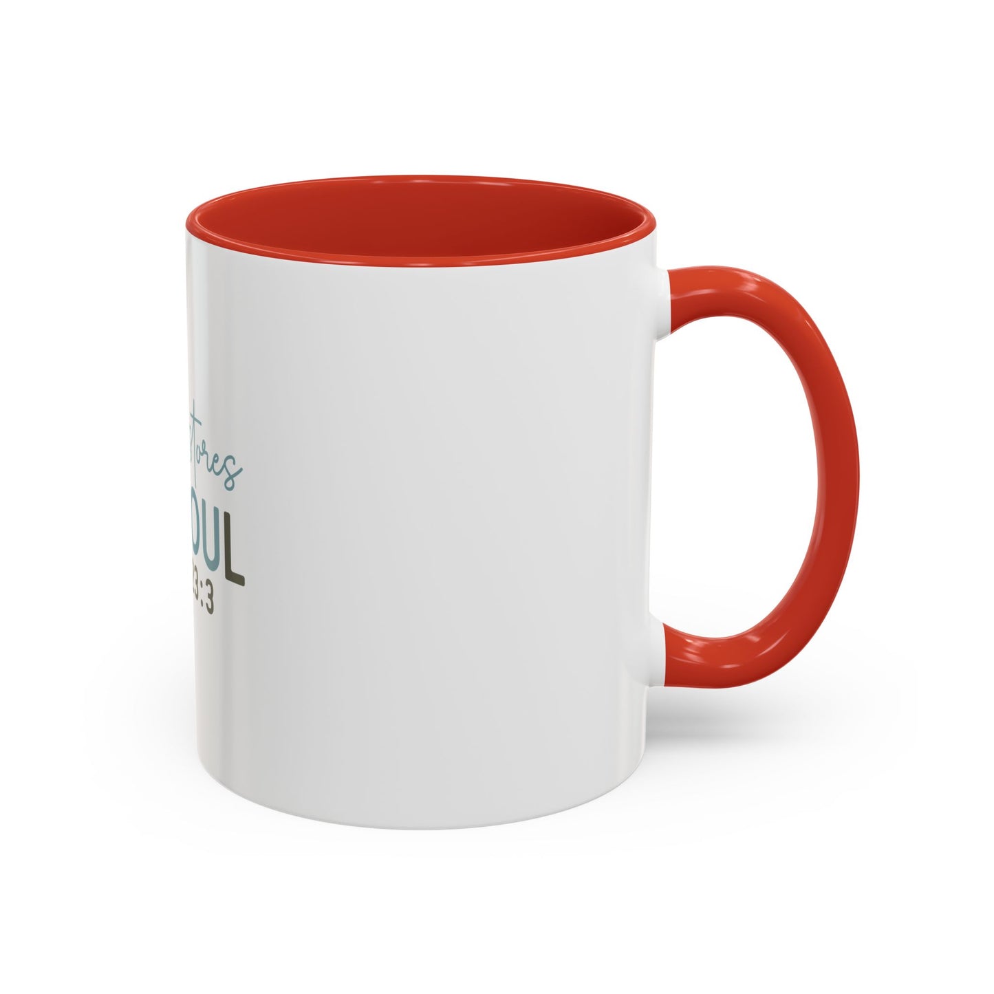 Inspirational Coffee Mug - "He Restores My Soul" Psalm 23:3, Faith Mug, Religious Gift, Christian Quote Mug, Motivational Coffee Cup, [...]