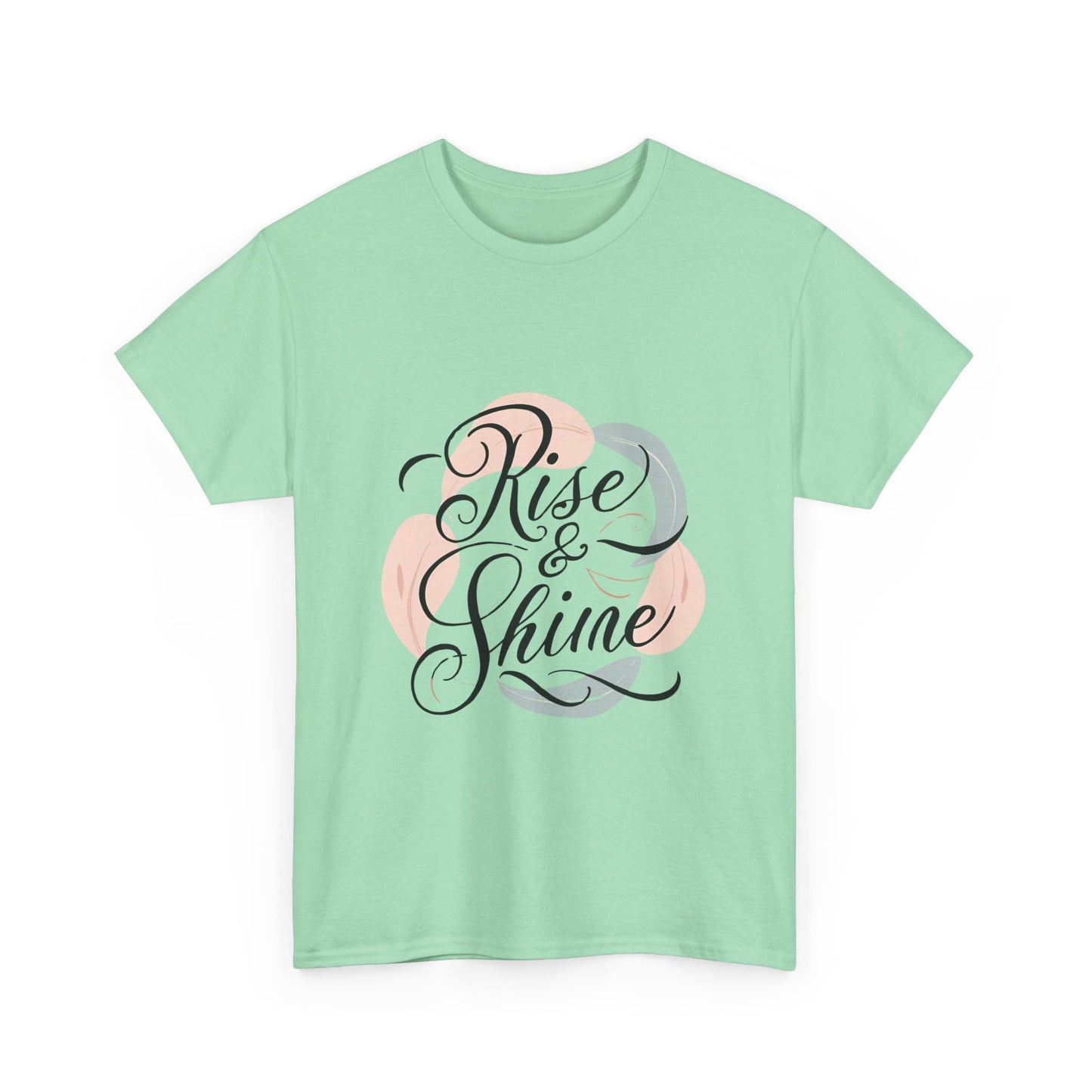 Inspirational 'Rise & Shine' Unisex Heavy Cotton Tee