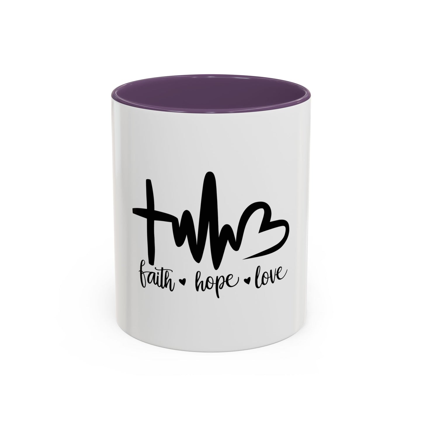 Faith, Hope, Love Coffee Mug - Inspirational Accent Mug, Perfect Gift for Friends, Motivational Decor, Spiritual Coffee Cup, [...]