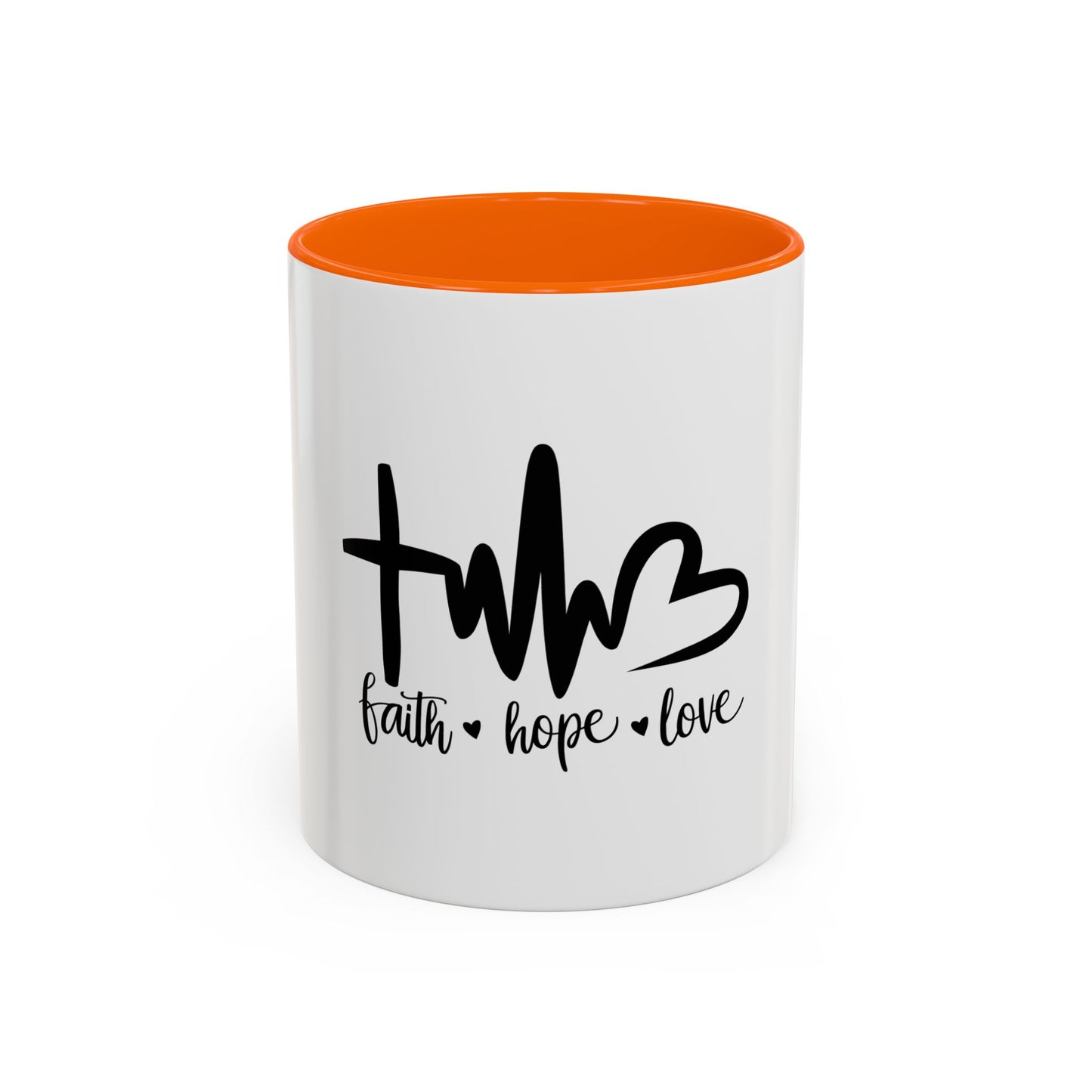 Faith, Hope, Love Coffee Mug - Inspirational Accent Mug, Perfect Gift for Friends, Motivational Decor, Spiritual Coffee Cup, [...]