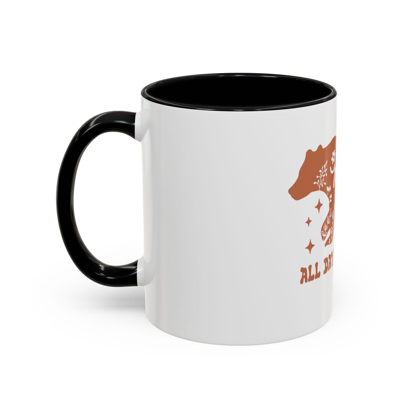 Mama Bear Accent Coffee Mug - All Day Everyday - Perfect Gift for Moms