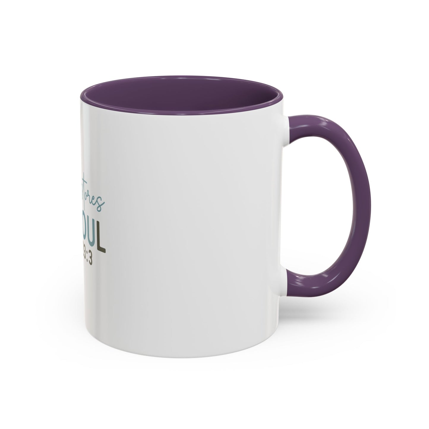 Inspirational Coffee Mug - "He Restores My Soul" Psalm 23:3, Faith Mug, Religious Gift, Christian Quote Mug, Motivational Coffee Cup, [...]