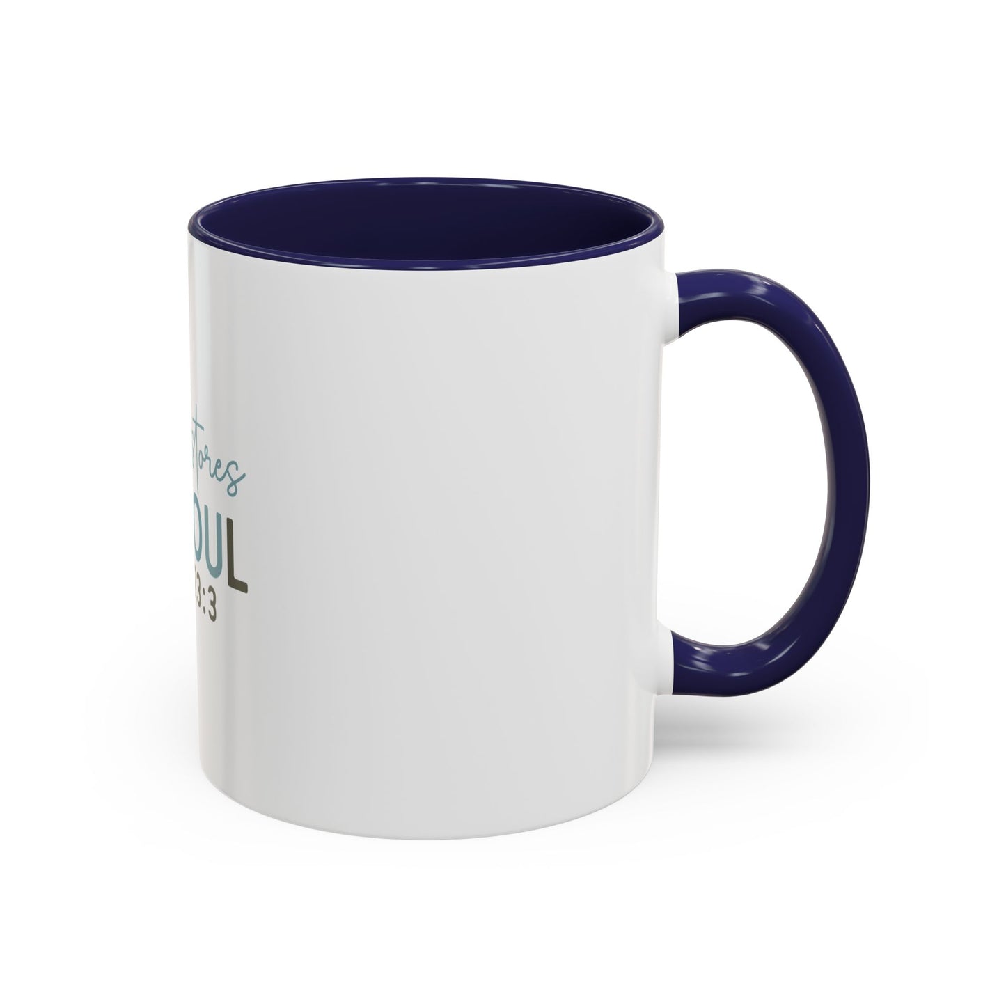 Inspirational Coffee Mug - "He Restores My Soul" Psalm 23:3, Faith Mug, Religious Gift, Christian Quote Mug, Motivational Coffee Cup, [...]